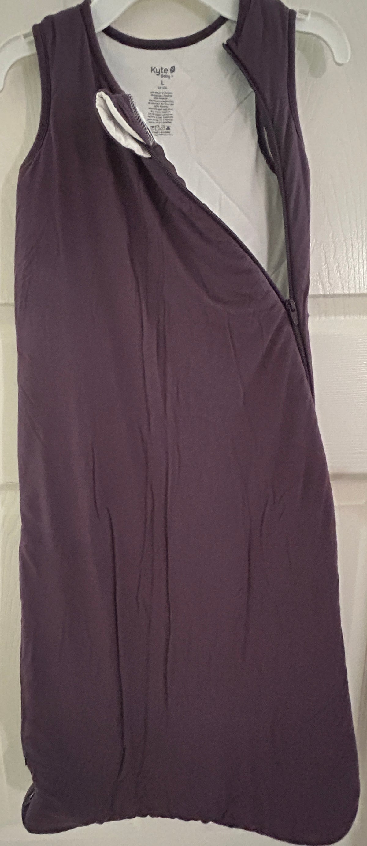 #35 Kyte sleepsack 2.5 TOG purple size large