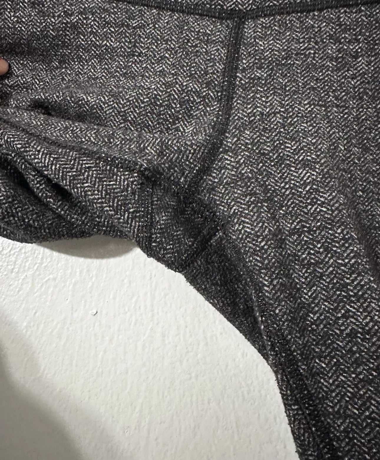 #111 Lululemon Wunder Under Legging Herringbone Grey Black Size 4