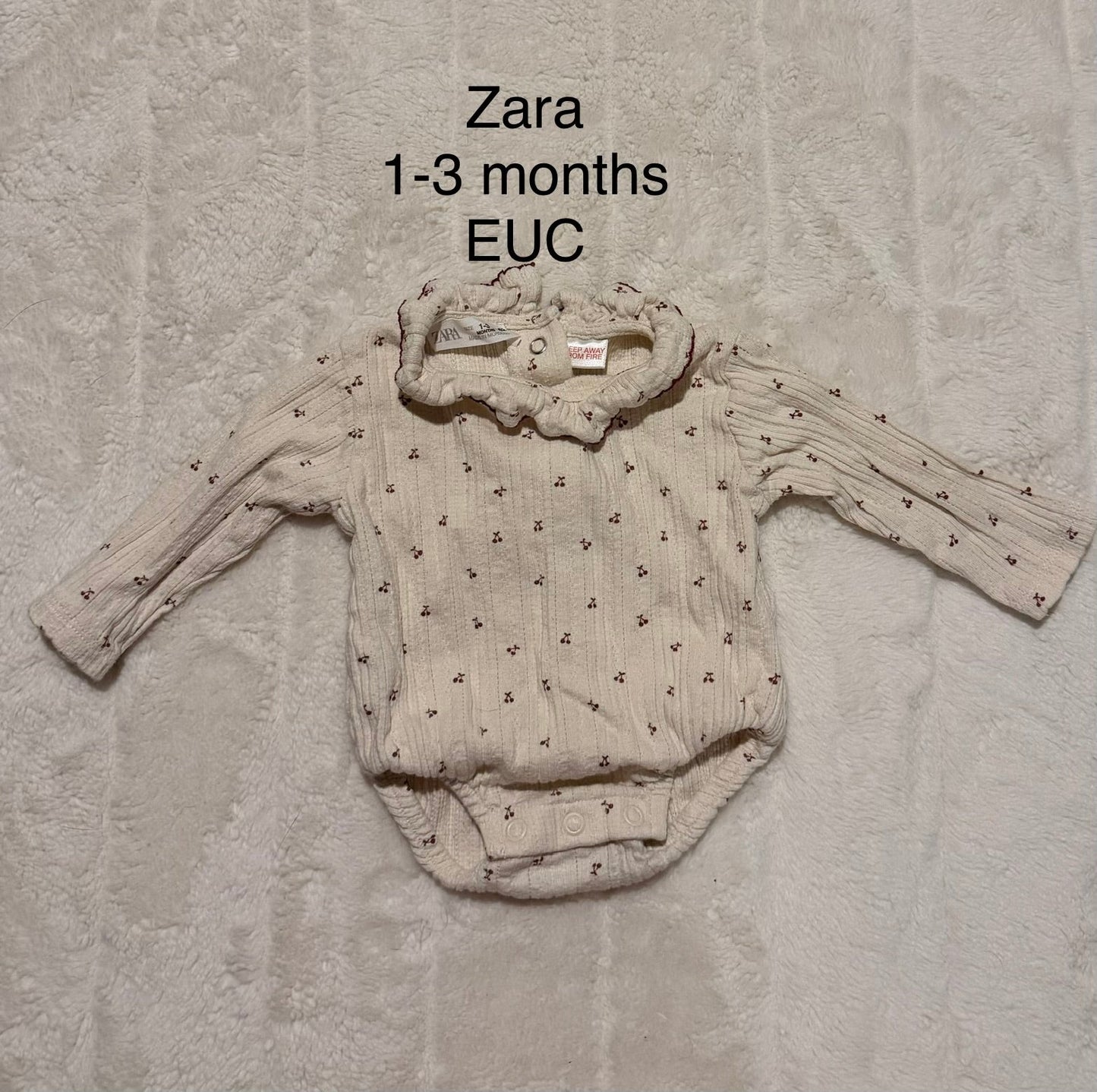 #56 REDUCED Zara baby girl bundle (2) size 1-3 months