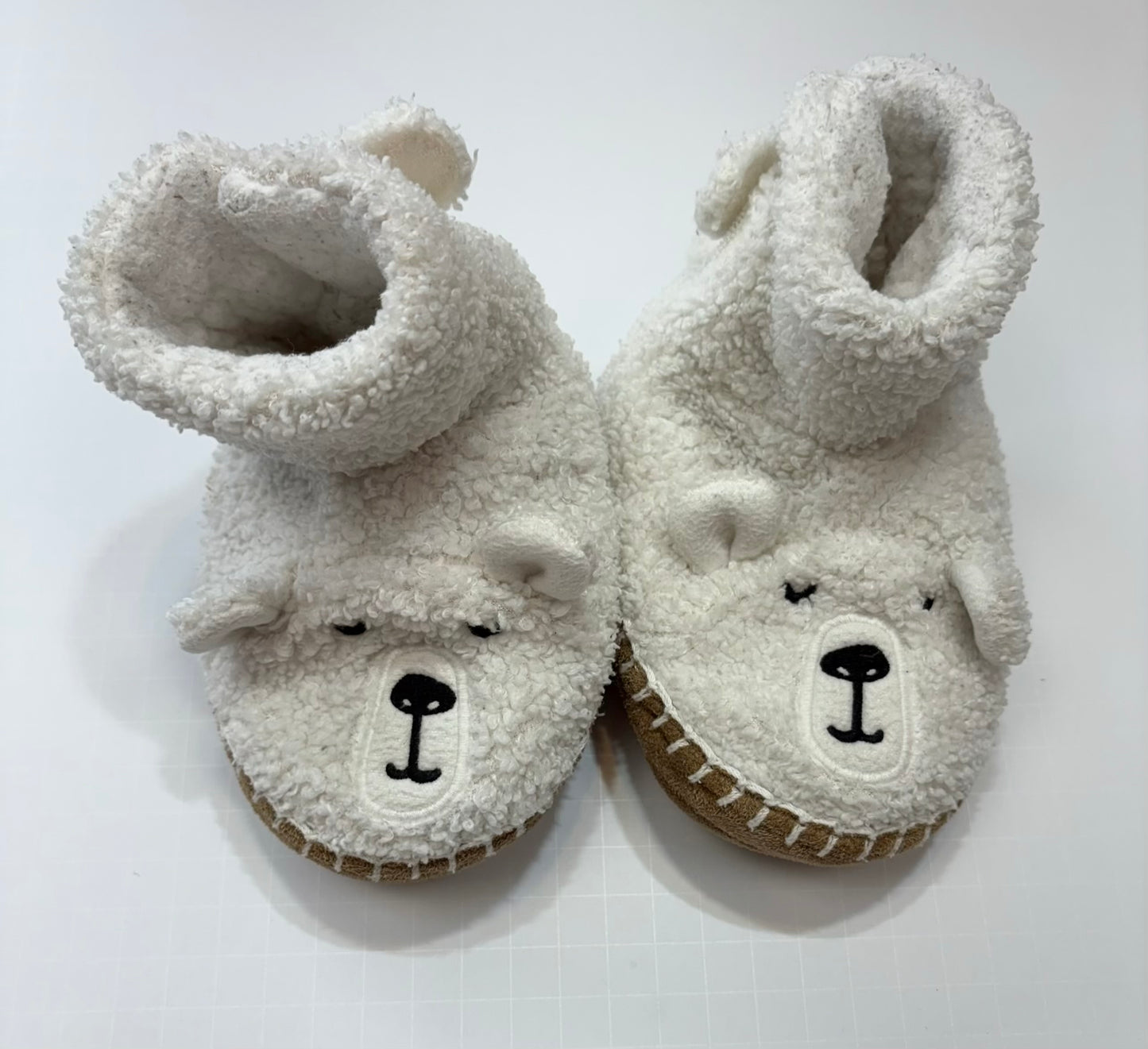 Seller 189 Toddler Size 5-6 Hanna Andersson Bear Critter Slippers VGUC