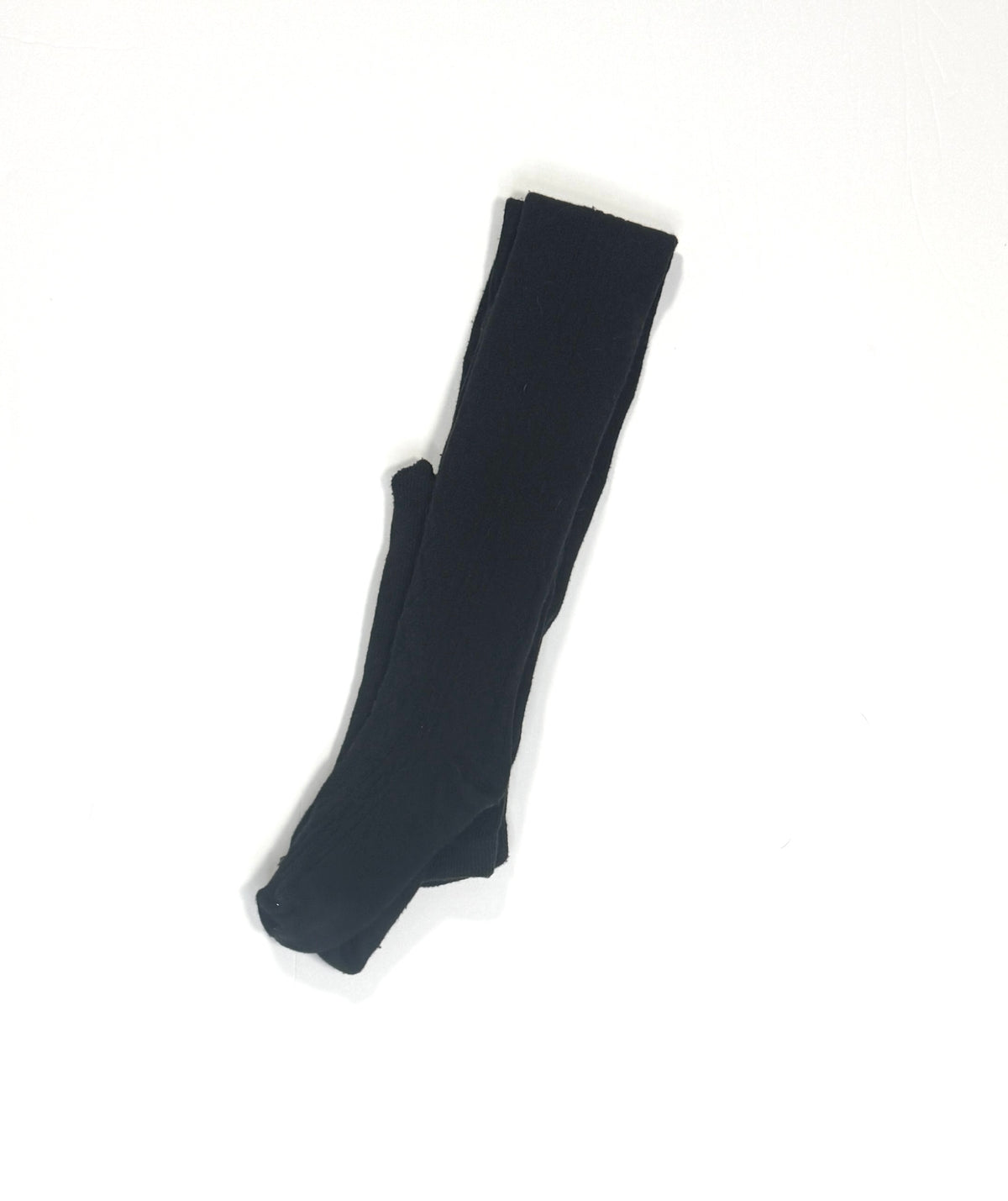 155 Girls Black Sweater Tights Size 10-12 VGUC
