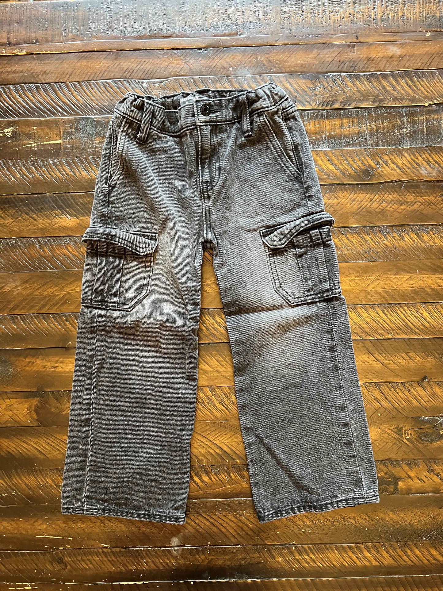 134 Old Navy Girls Wide Leg Black Jeans