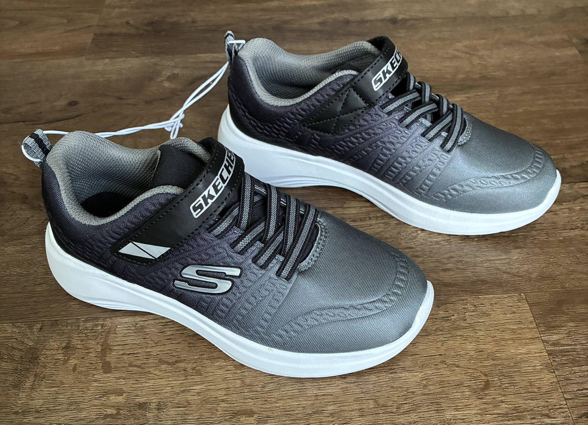 #126 NWOT Skechers Gray Sneakers Boys