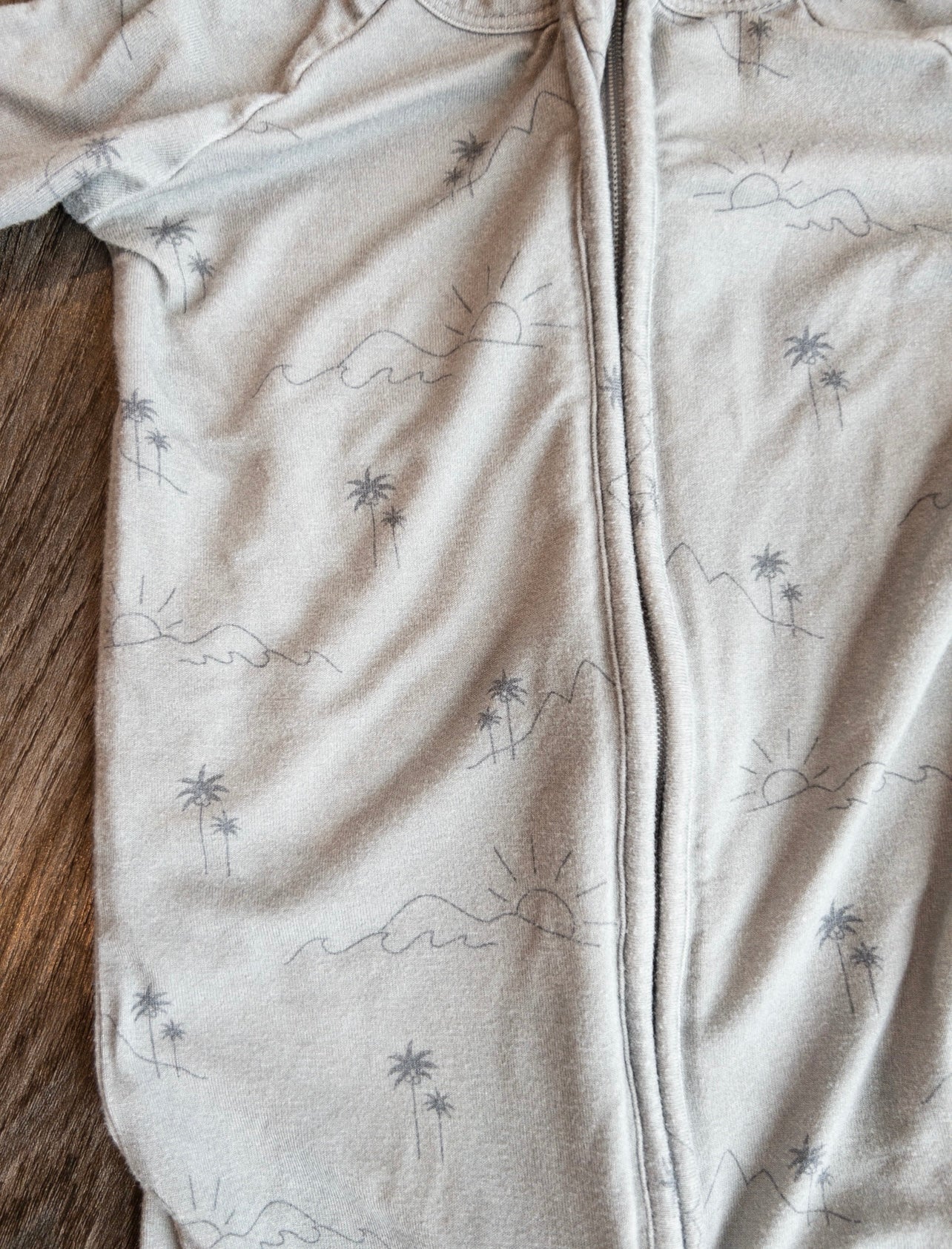#151 Boys brave little ones 3-6 month bamboo pajamas beach themed GUC
