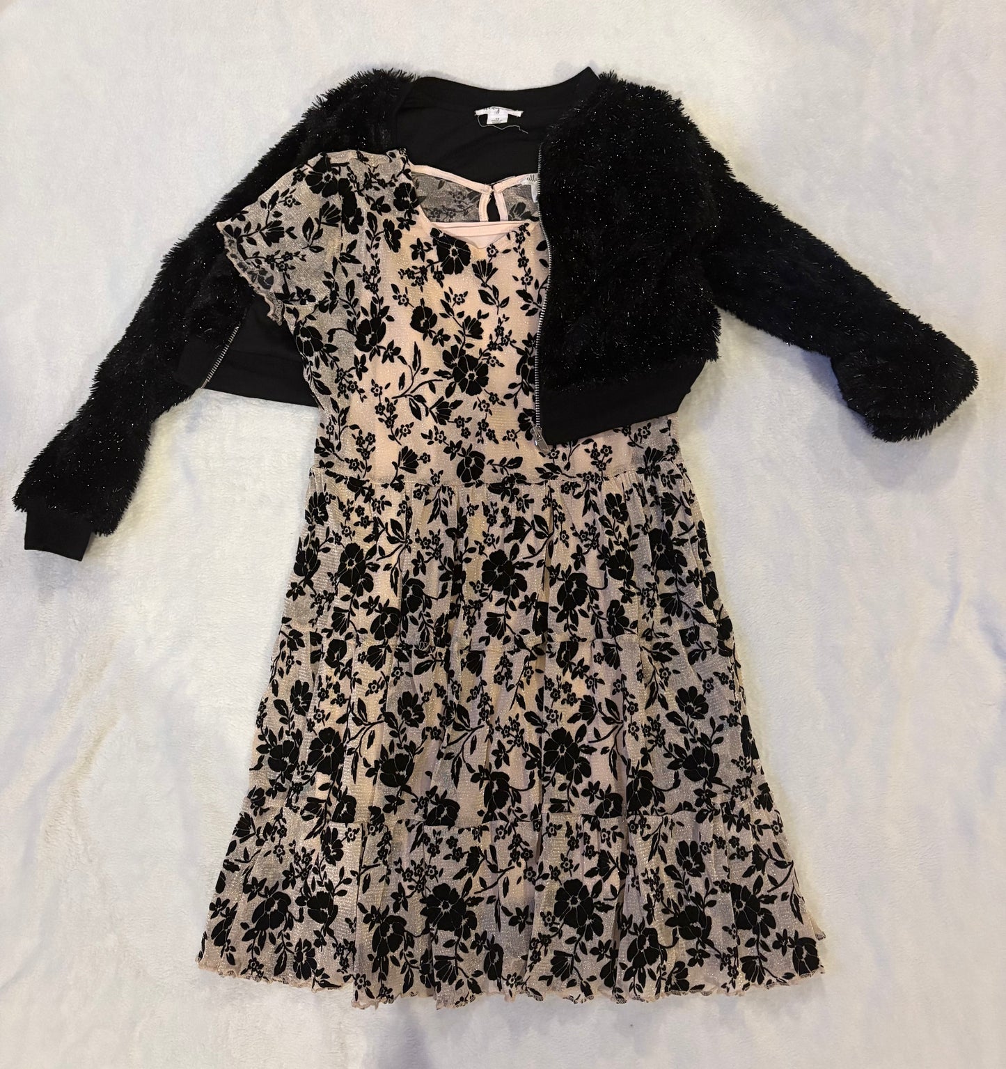 Seller #80 - Girls size 14 ally b dress with sweater