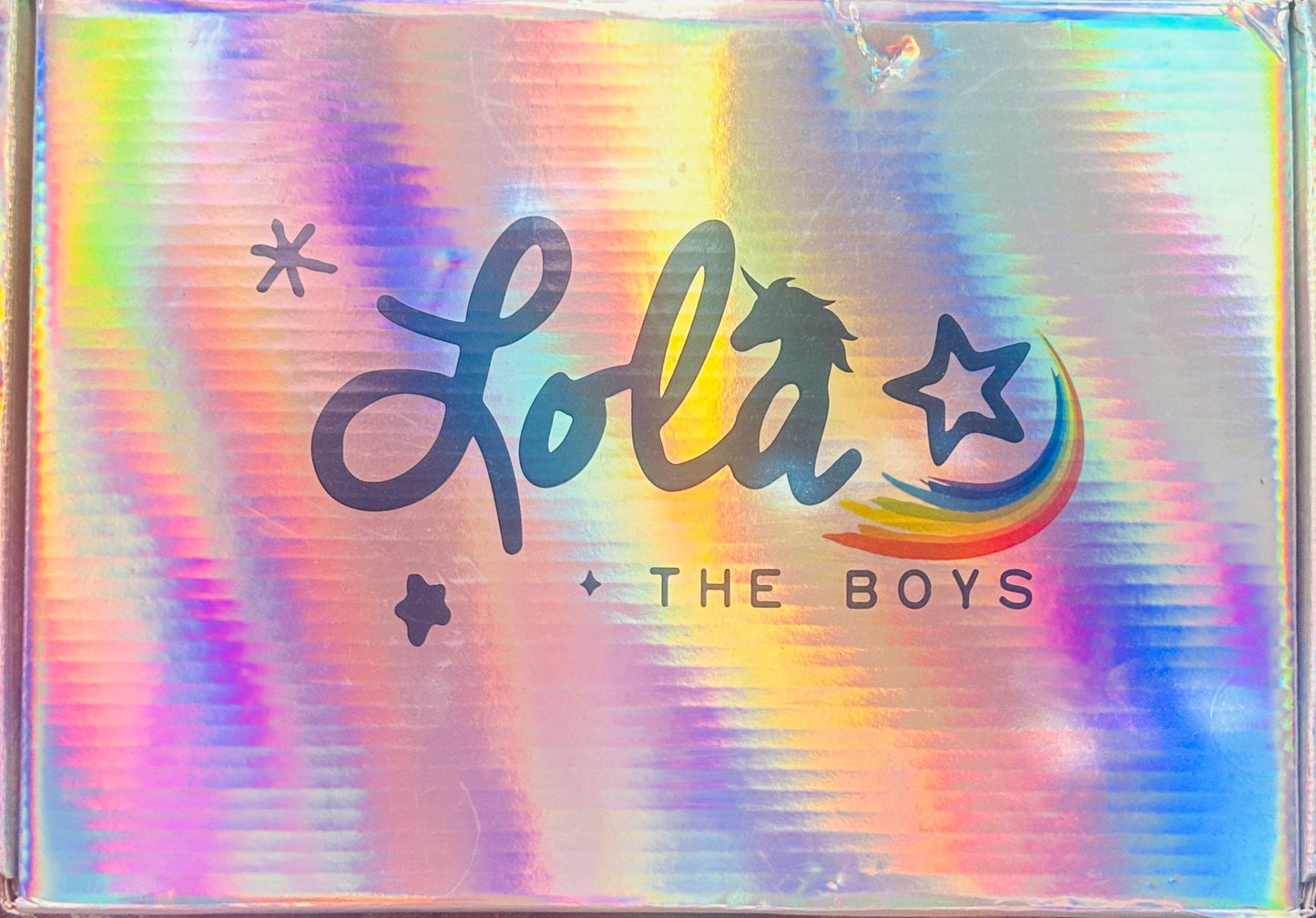 #15 Lola and The Boys 9.5c (26) Silver Glitter Cowboy Boots NIB