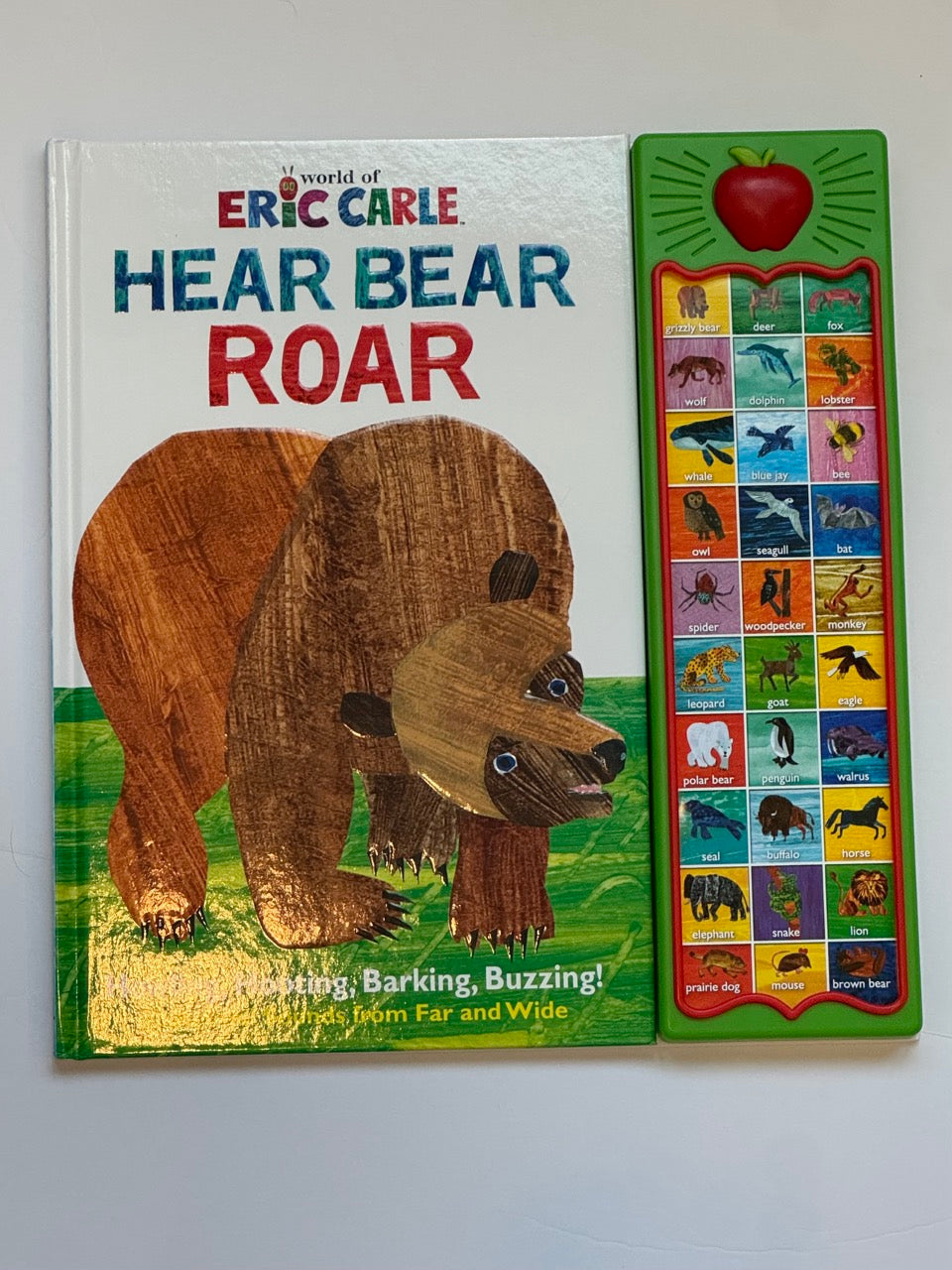 #82 World of Eric Carle, Hear Bear Roar 30-Button Animal Sound Book
