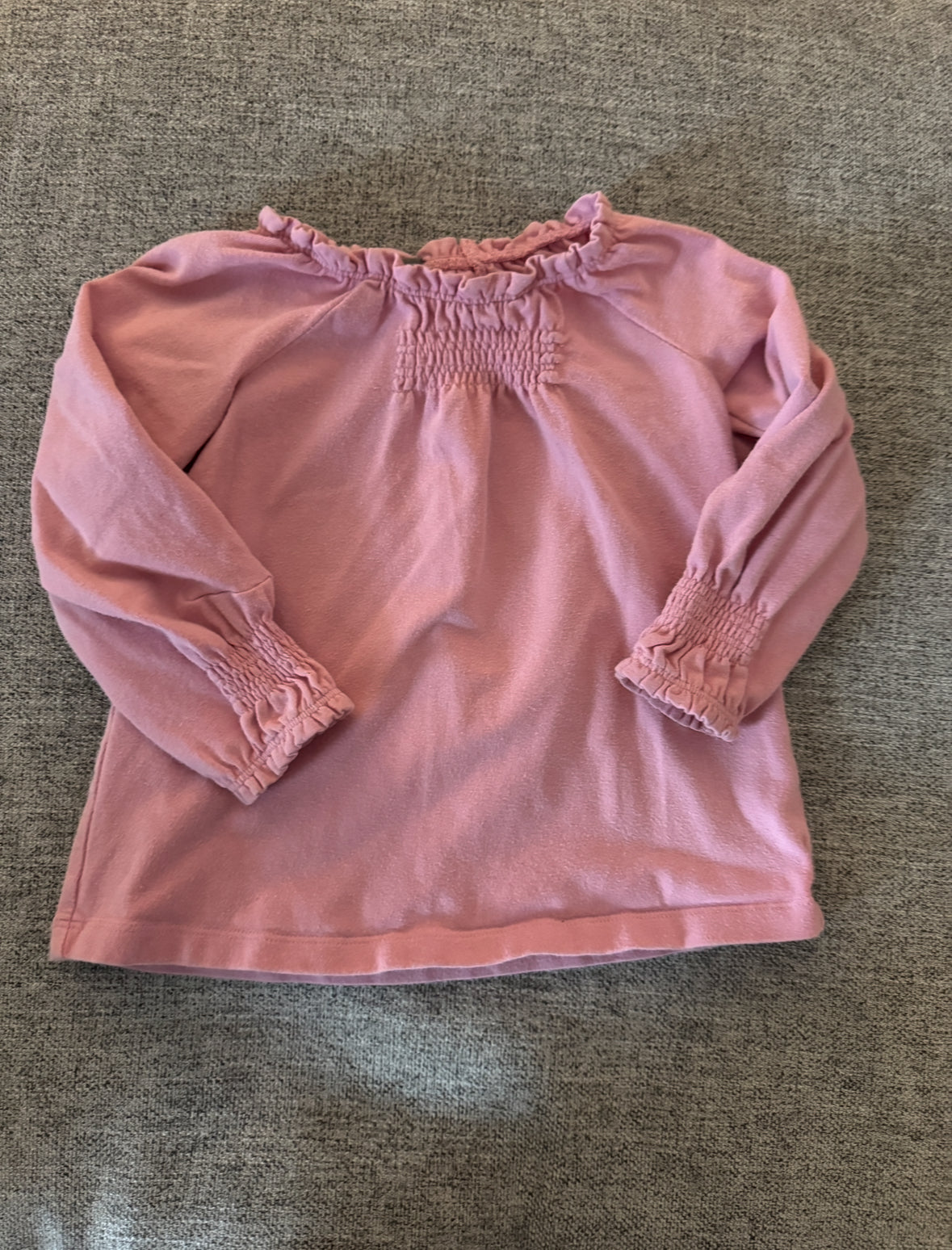 REDUCED # 92 girls gap pink 12-18 month top