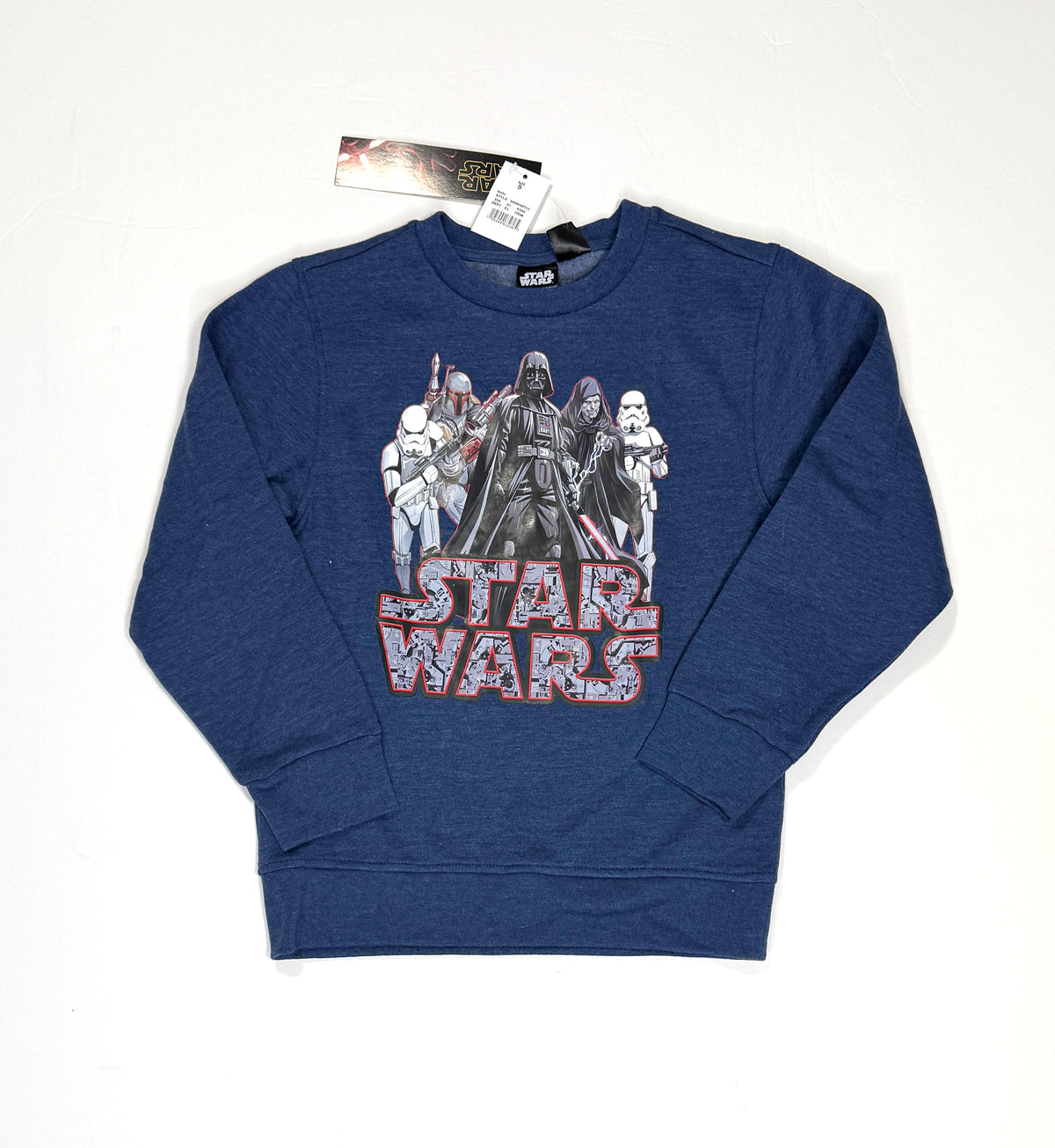 155 Boys Size Small Star Wars Sweatshirt NWT
