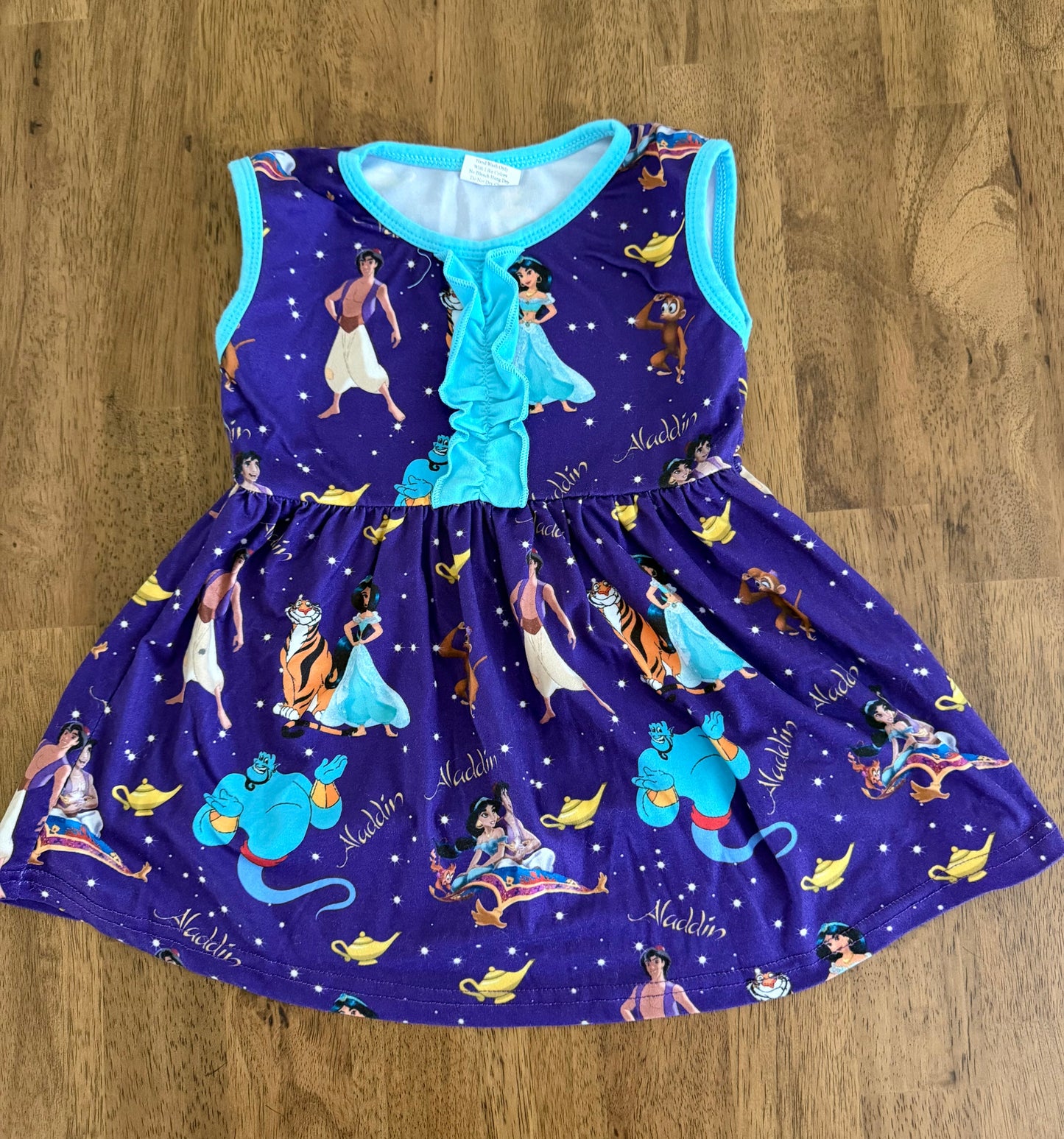 *reduced* #117, Girls 2T, Disney Aladdin Tunic, GUC