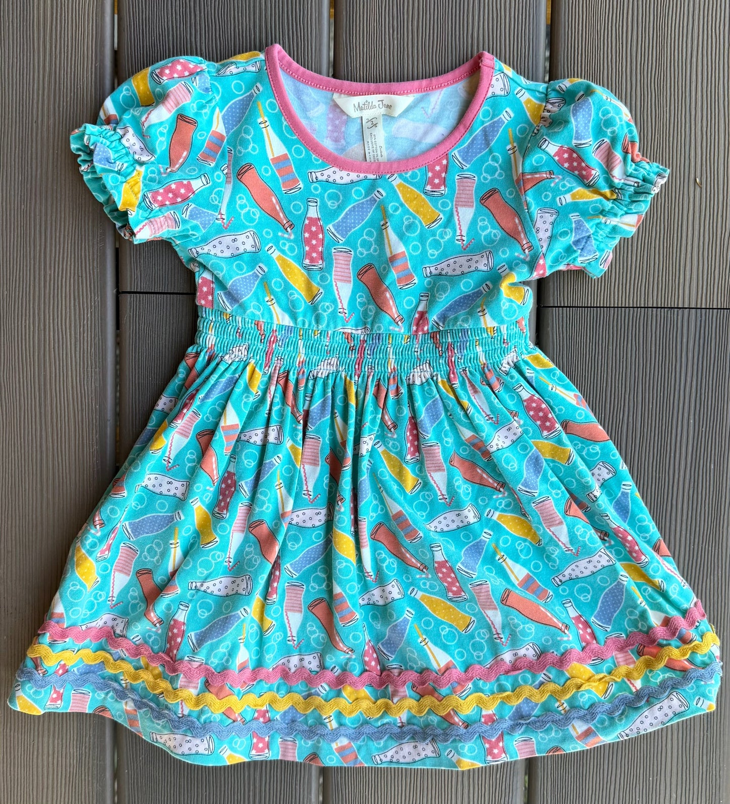 #28 REDUCED Matilda Jane Girls Soda Pop Dress Size 2