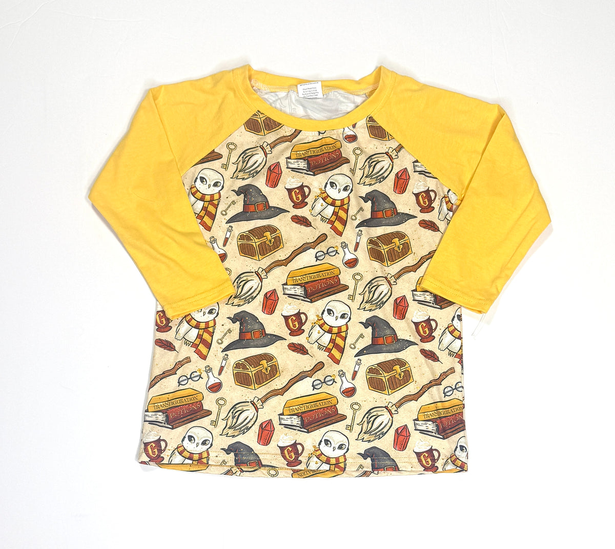 155 Girls Harry Potter Raglan T-Shirt Fits an 8, Boutiqe