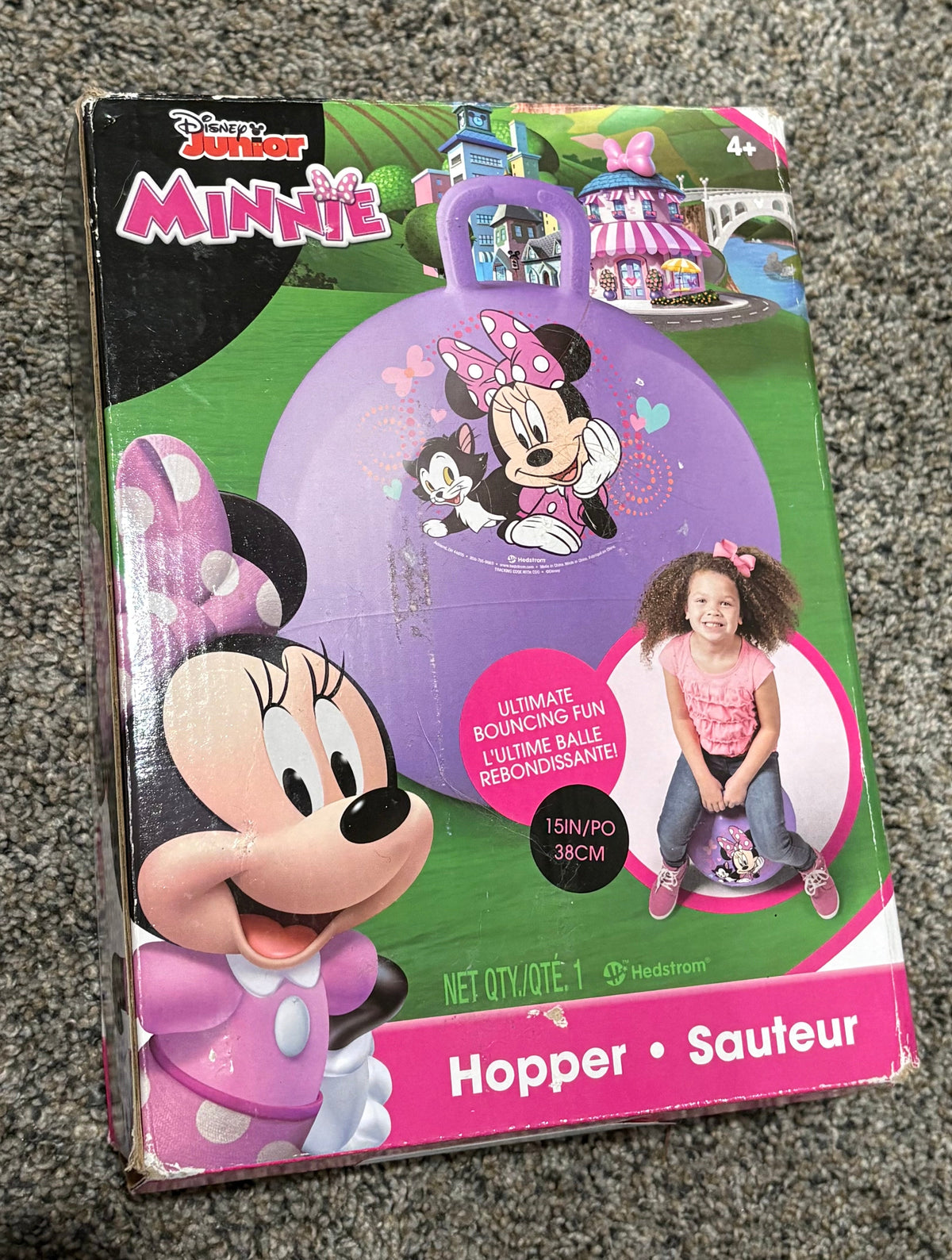 #25 Minnie Mouse purple hopping ball toy