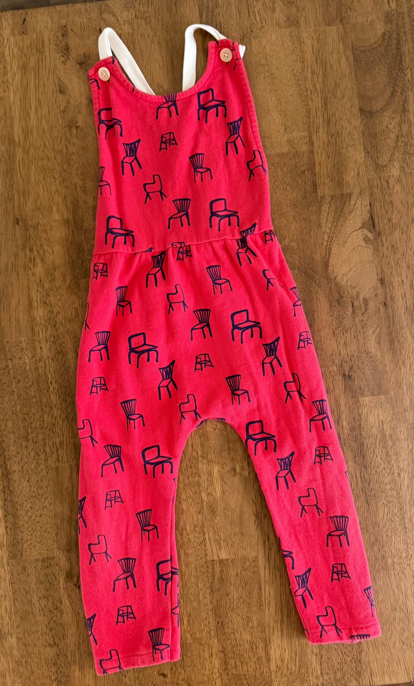 #117, Girls 3T, Zara red romper, VGUC