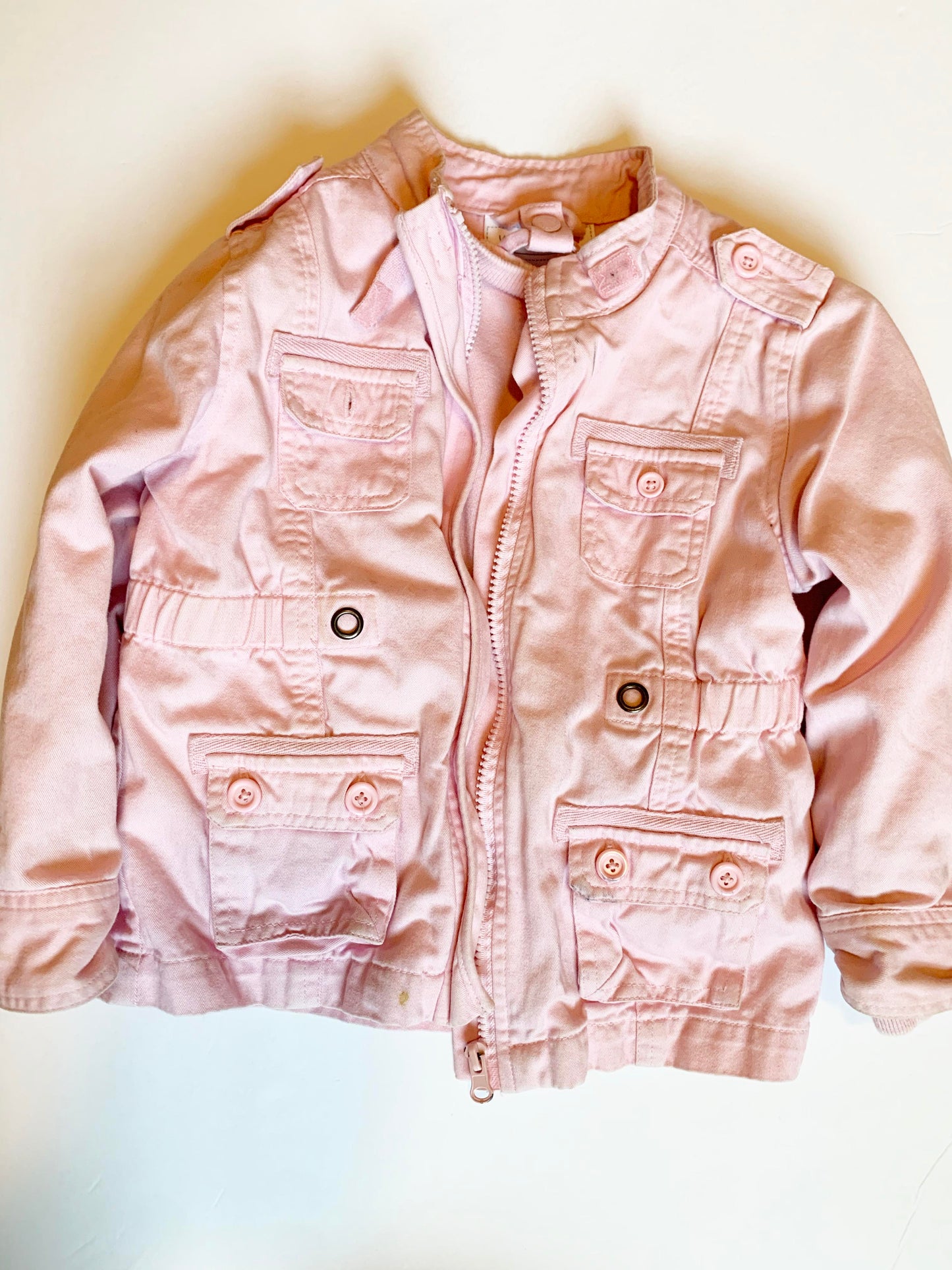 Seller #2 - Girls 4T Pink Jacket with Removable Inner Jacket