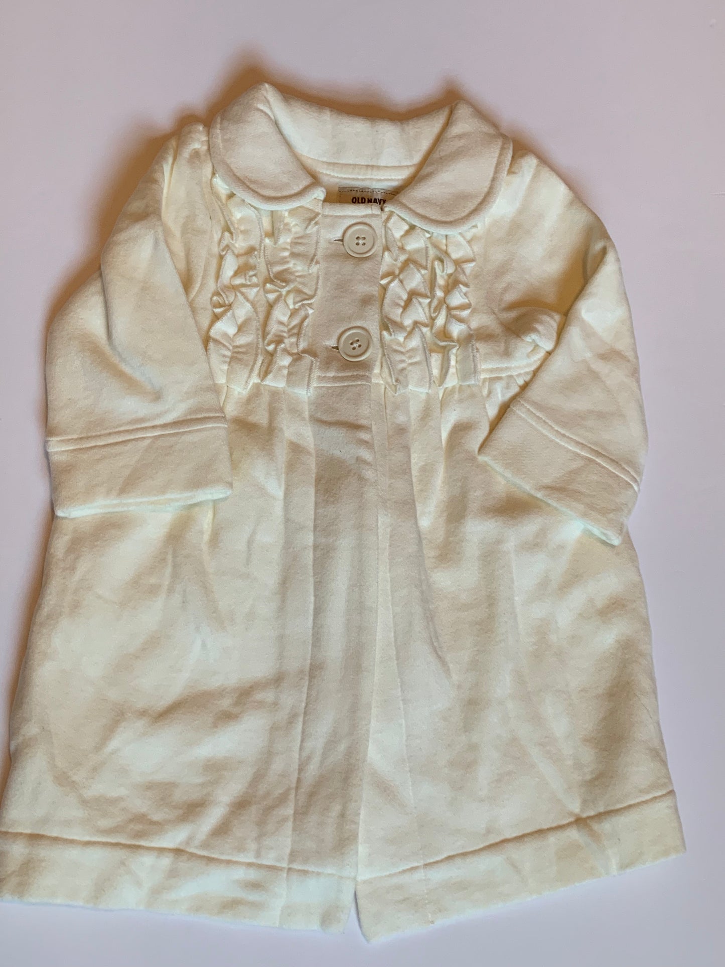 Seller #2 - Girls 6-12mo White Fleece Jacket (NWOT)