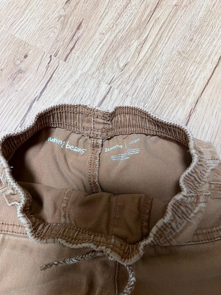 Seller #94: Jumping Beans Khaki Joggers, 24 Months