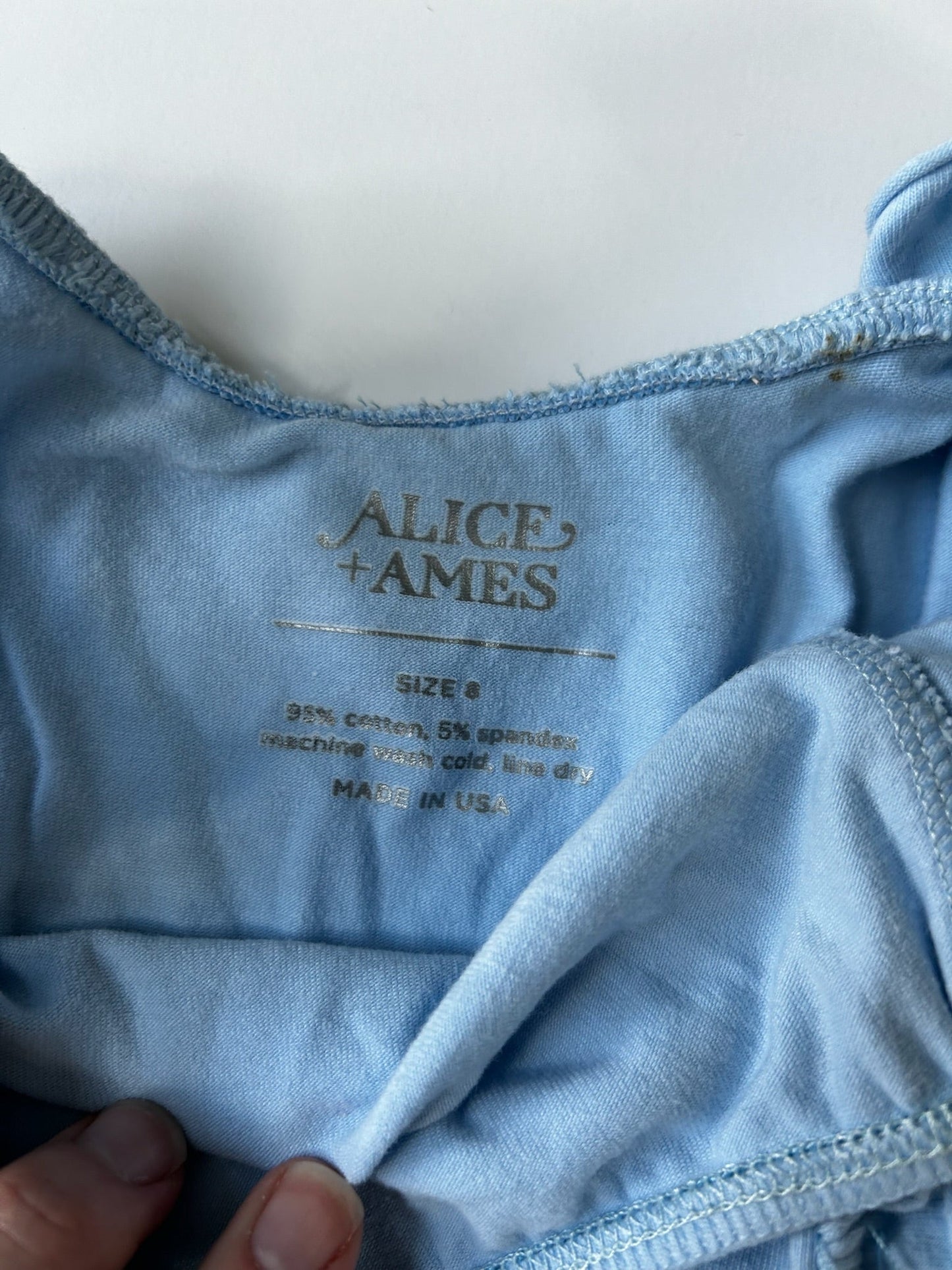 Seller #105 - Size 8 Girls Blue Alice and Ames Dress VGUC