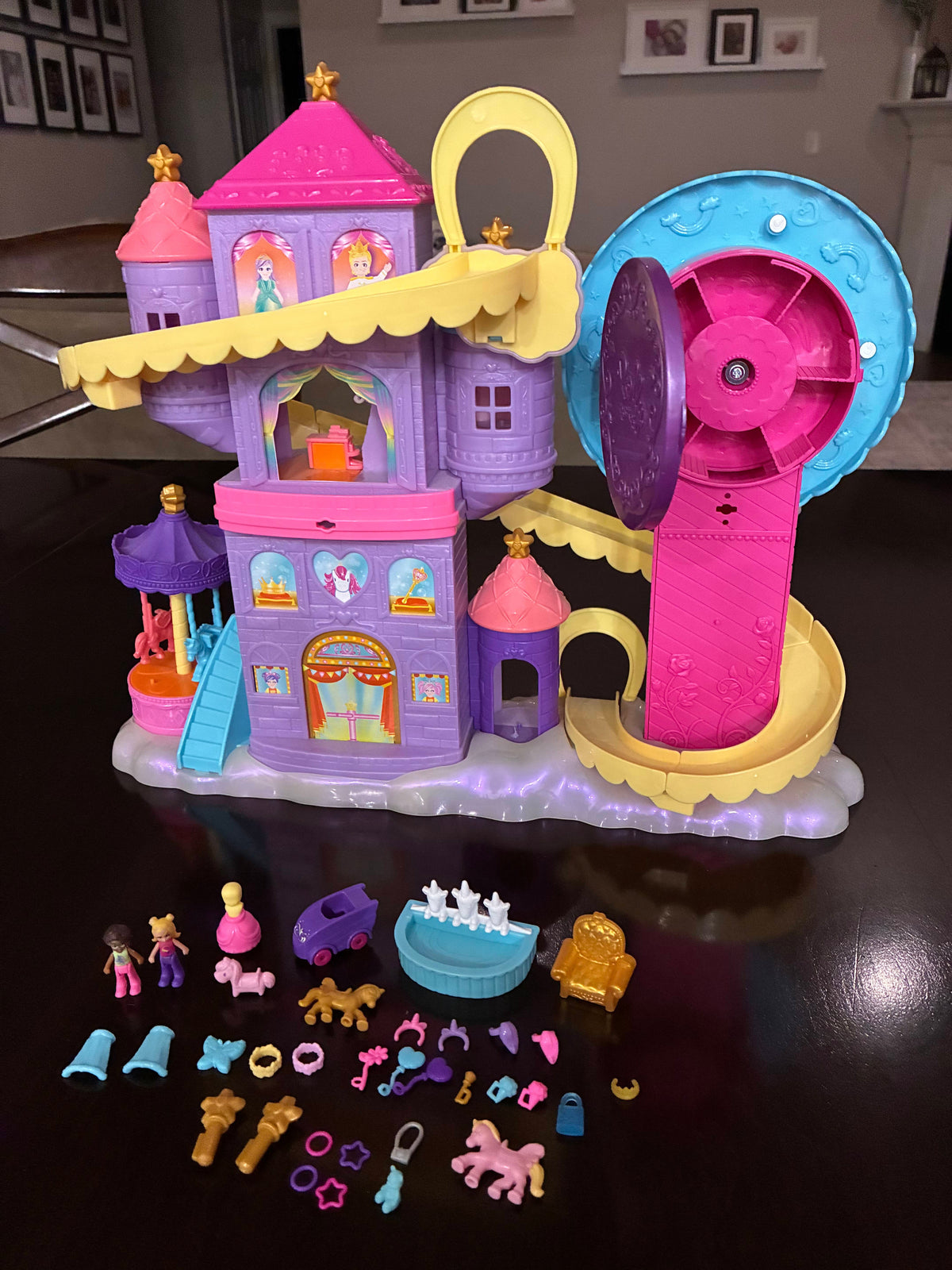 #126 Polly Pocket Rainbow Funland Playset