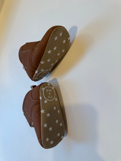 #9 - Ro & Me by Robeez - Brown, Non-Slip, Flexible, Shoes Infant's SIZE 6-12 months