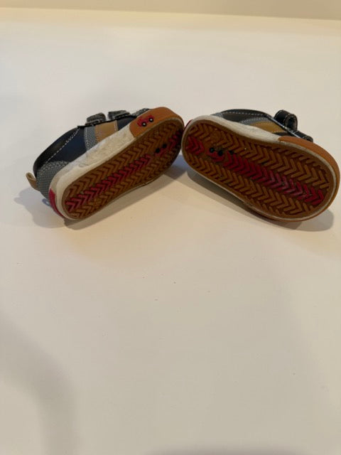 #9 - See Kai Run - Brown Leather Shoes Baby Boys SIZE 4