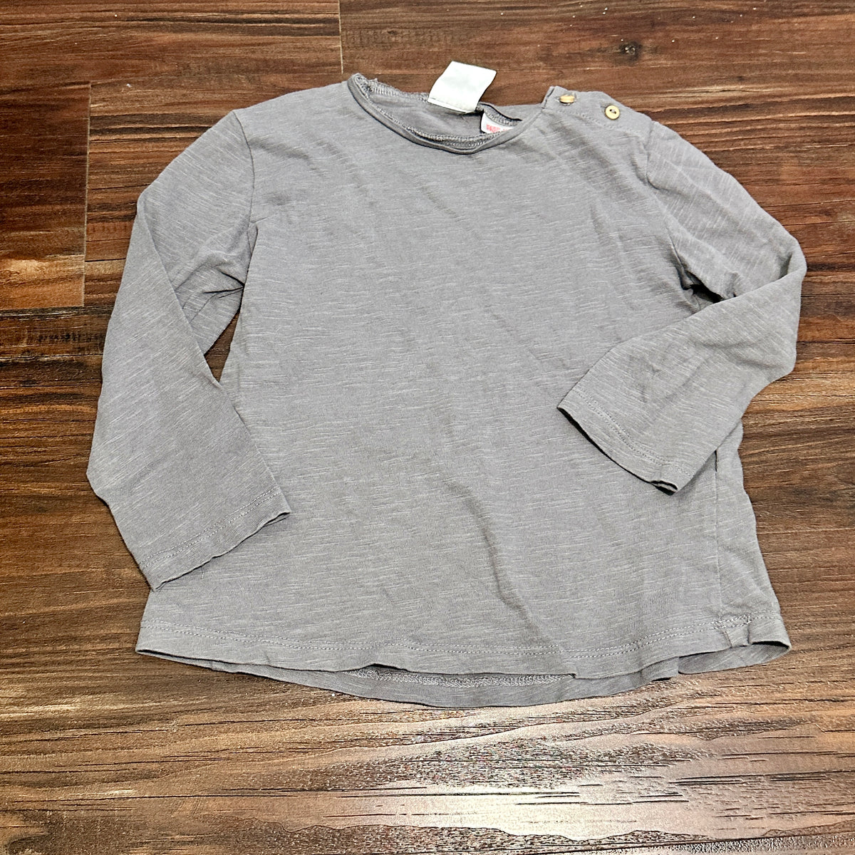 #48 Zara Gray LS Shirt 4t