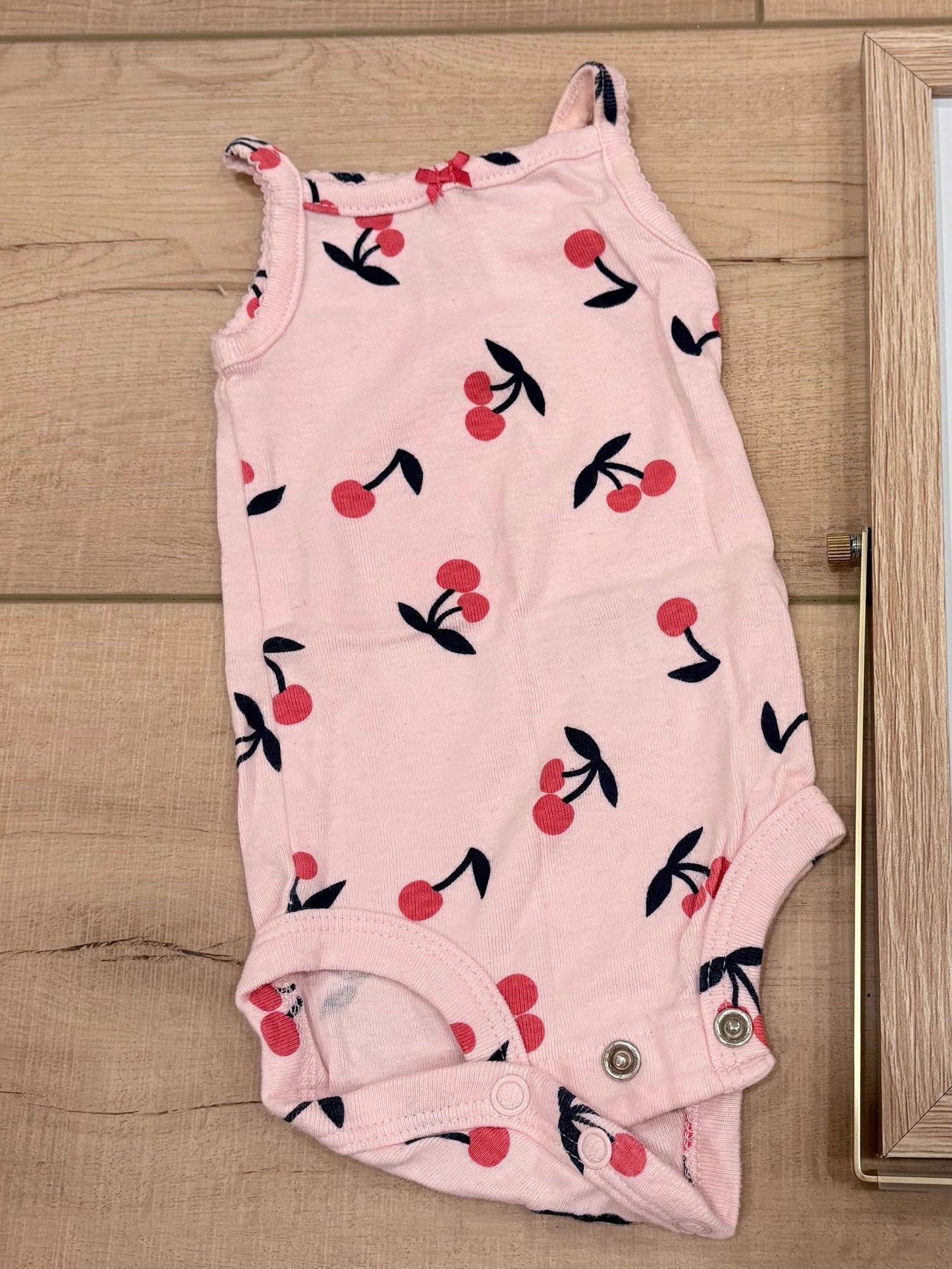 #37 NB Tank Top Cherry Onesie Bodysuit