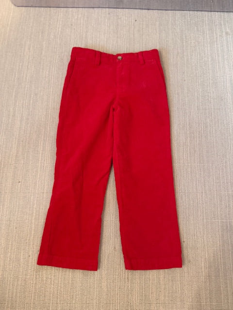 Seller #97 Vineyard Vines Boys Red Corduroy Pants Size 6 - Never Worn