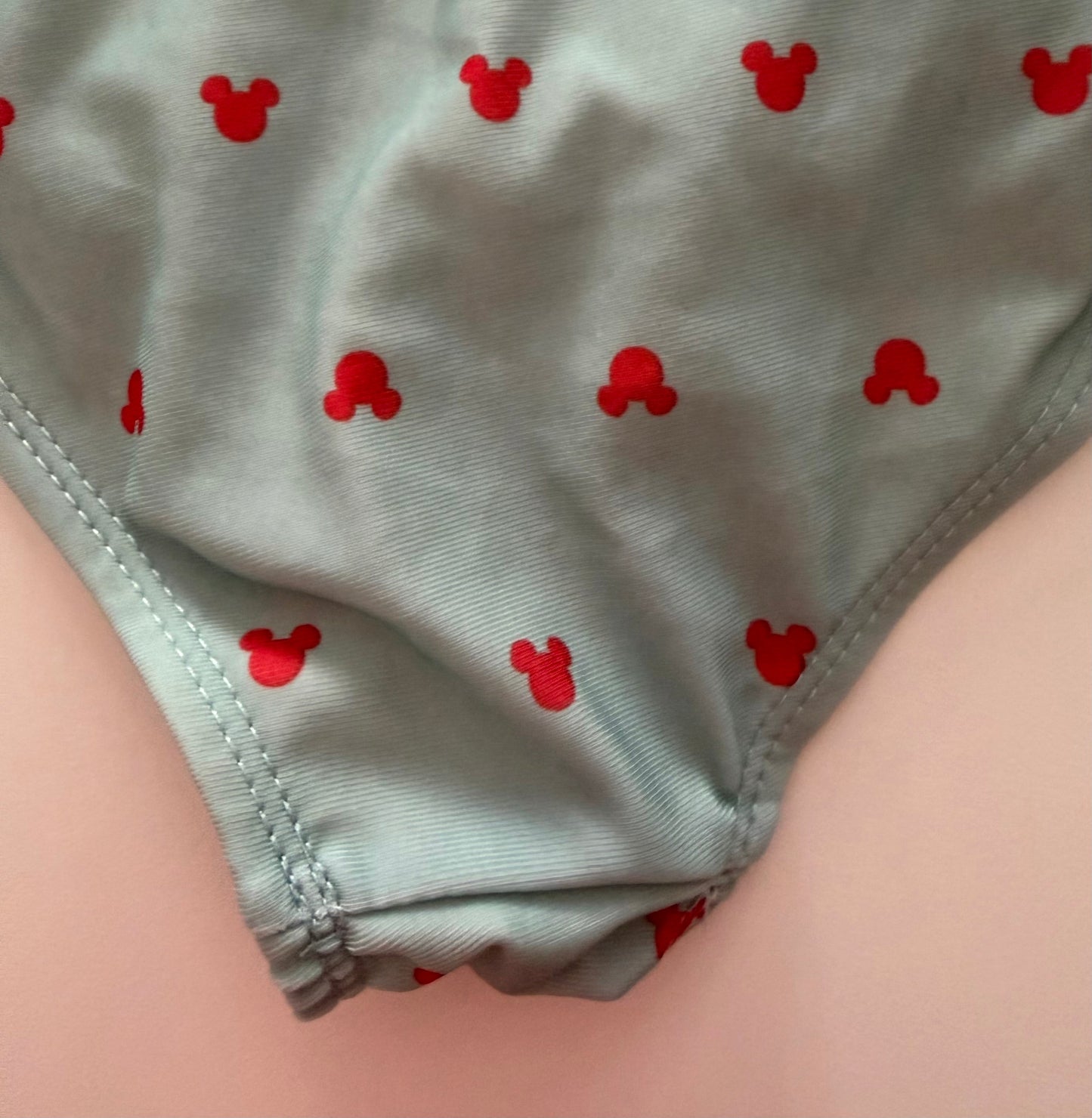 *reduced* #117, Girls S (5/6), Junk Food blue /red Minnie Mouse swimsuit, GUC