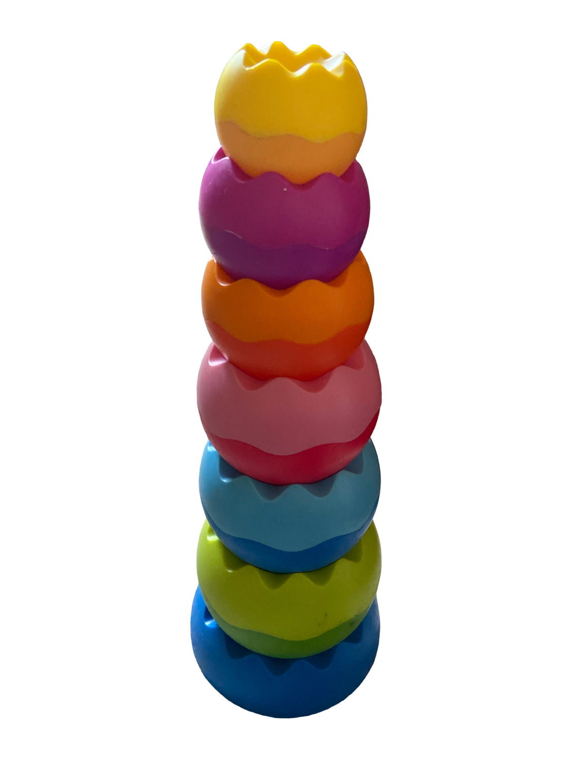 #33 Fat Brain Toys Tobbles Weighted Stacking Tower