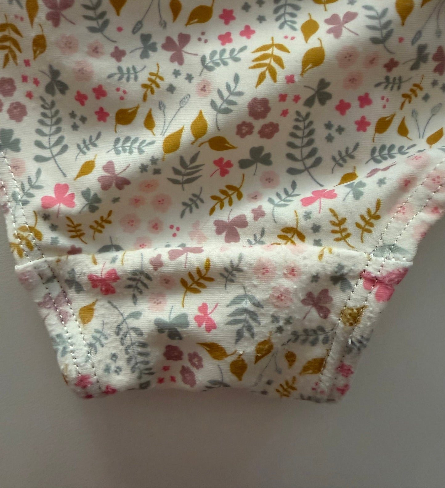 *reduced* #117, Girls 4T, H&M cream floral swimsuit, GUC
