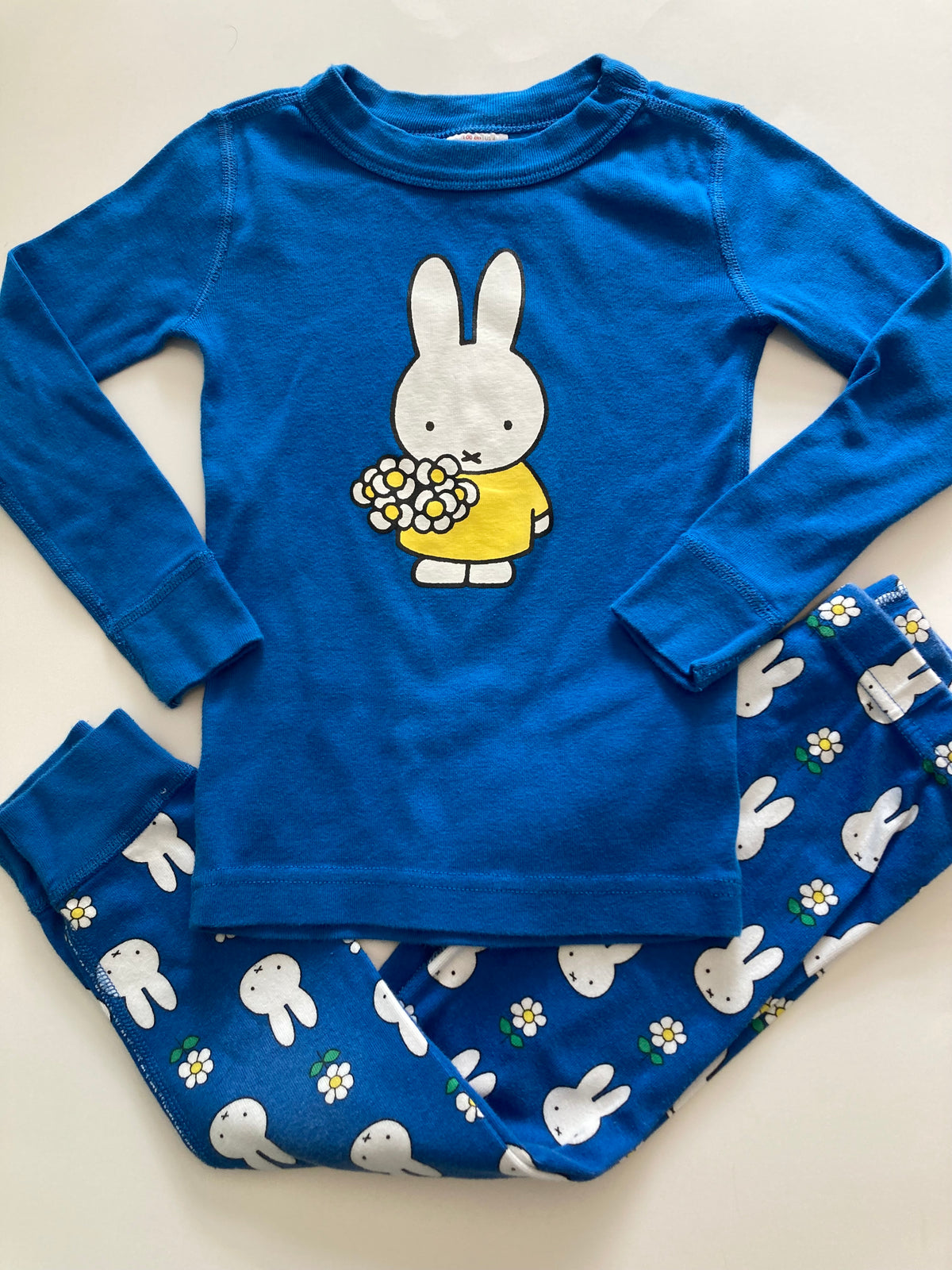 Seller #91 unisex size 4 Hanna Andersson Miffy long john pajamas EUC