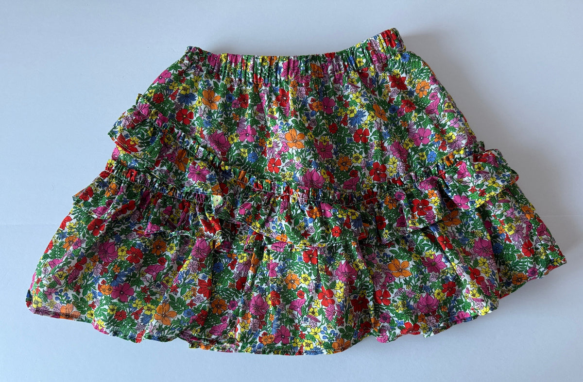 Seller #156_Crewcuts Girl Ruffle Tier Skirt lined Size M 8