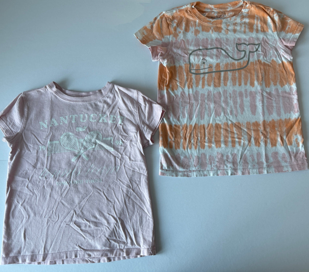 Seller #156_Vineyard Vines SS Graphic tee set of 2 Girl Size Small 8-10