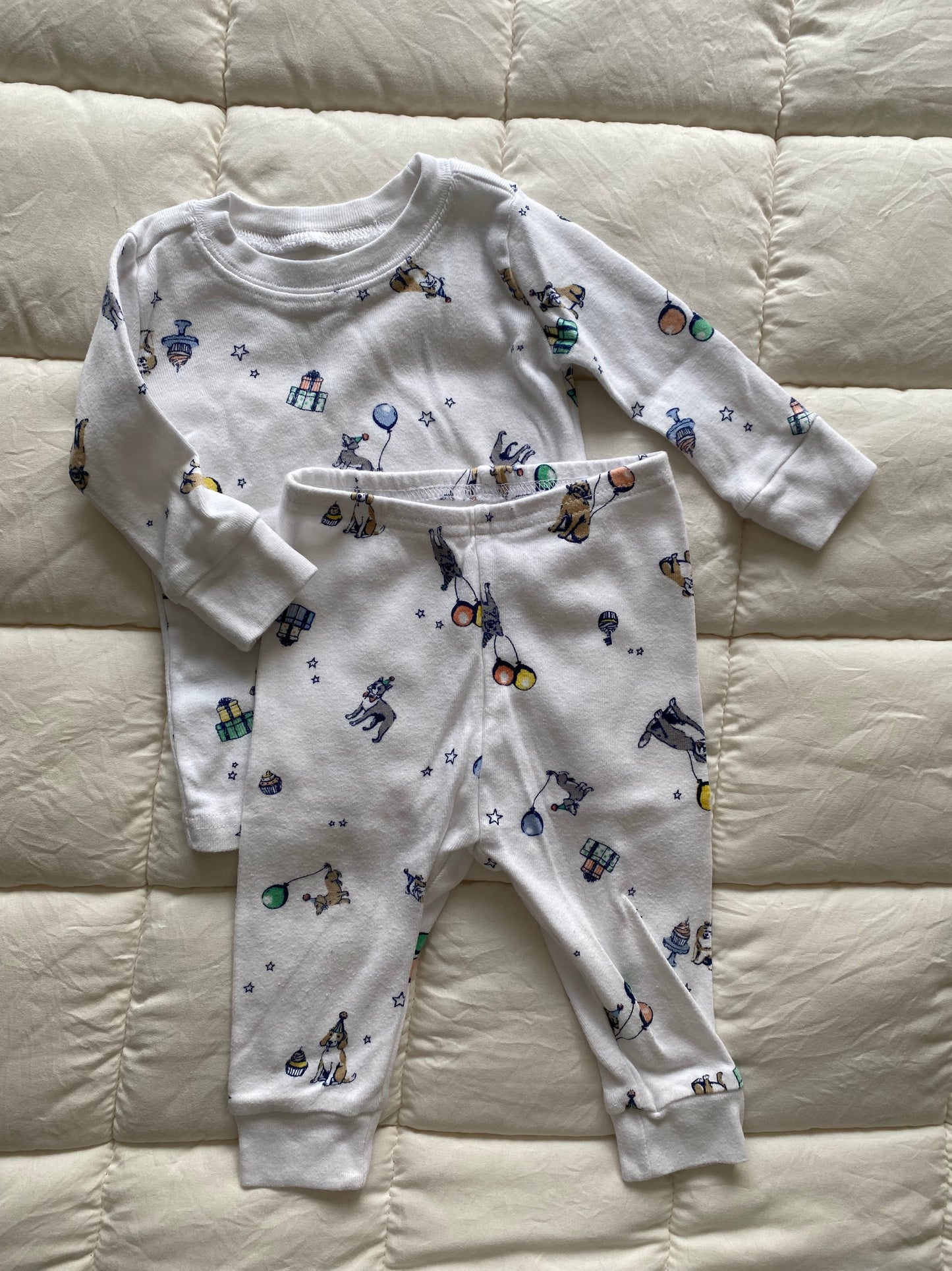 Seller 64 Janie and Jack GN 6-12 mo birthday dog pajamas