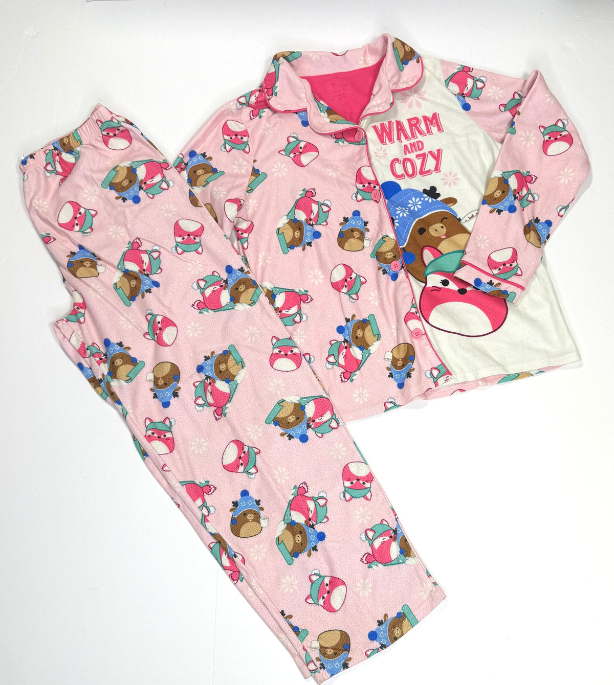 155 Girls Squishmallow Pajamas Size 14/16
