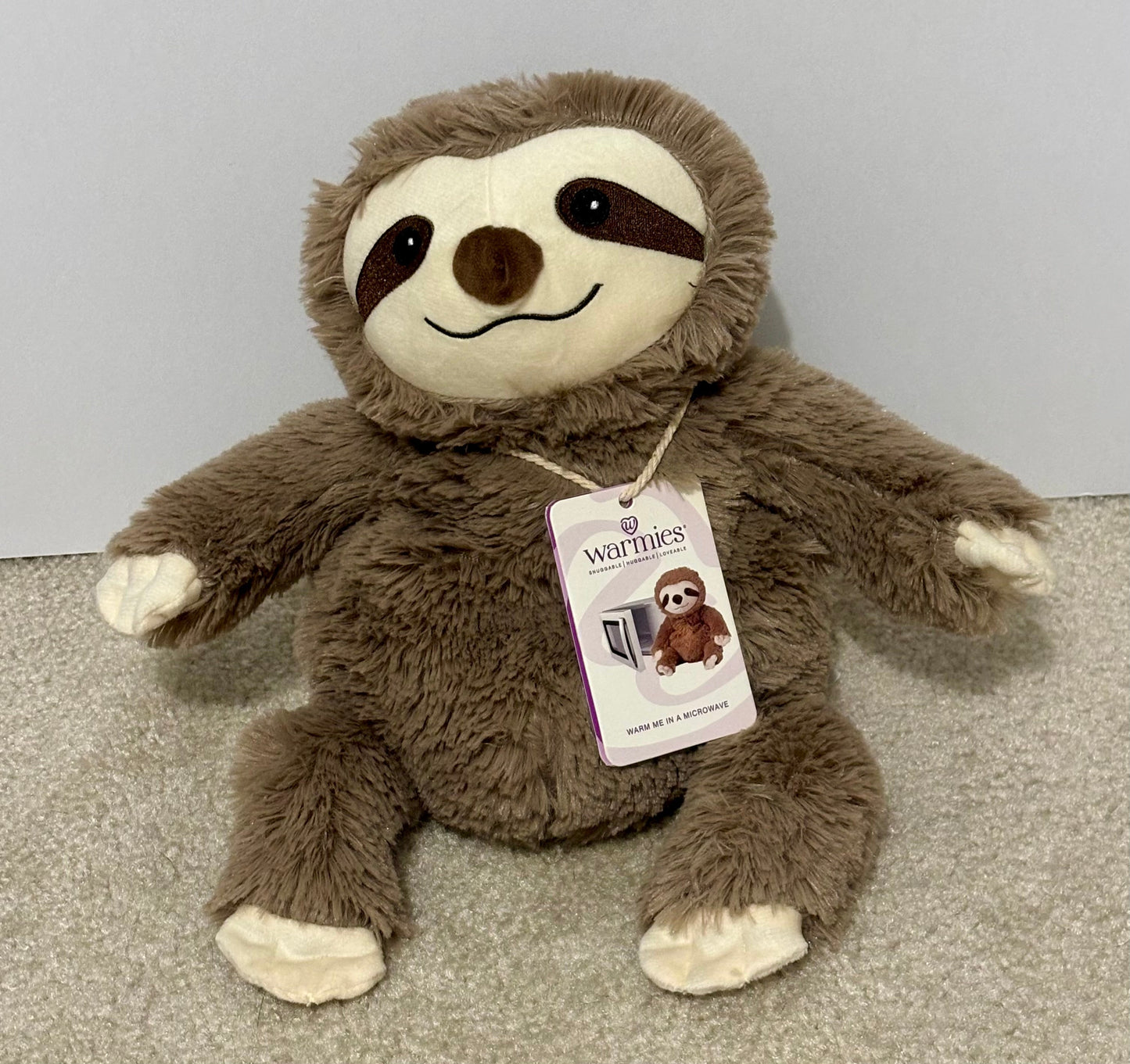 #132 - REDUCED - Warmies: Warm/Weighted/Lavendar-Scented Sloth - NWT