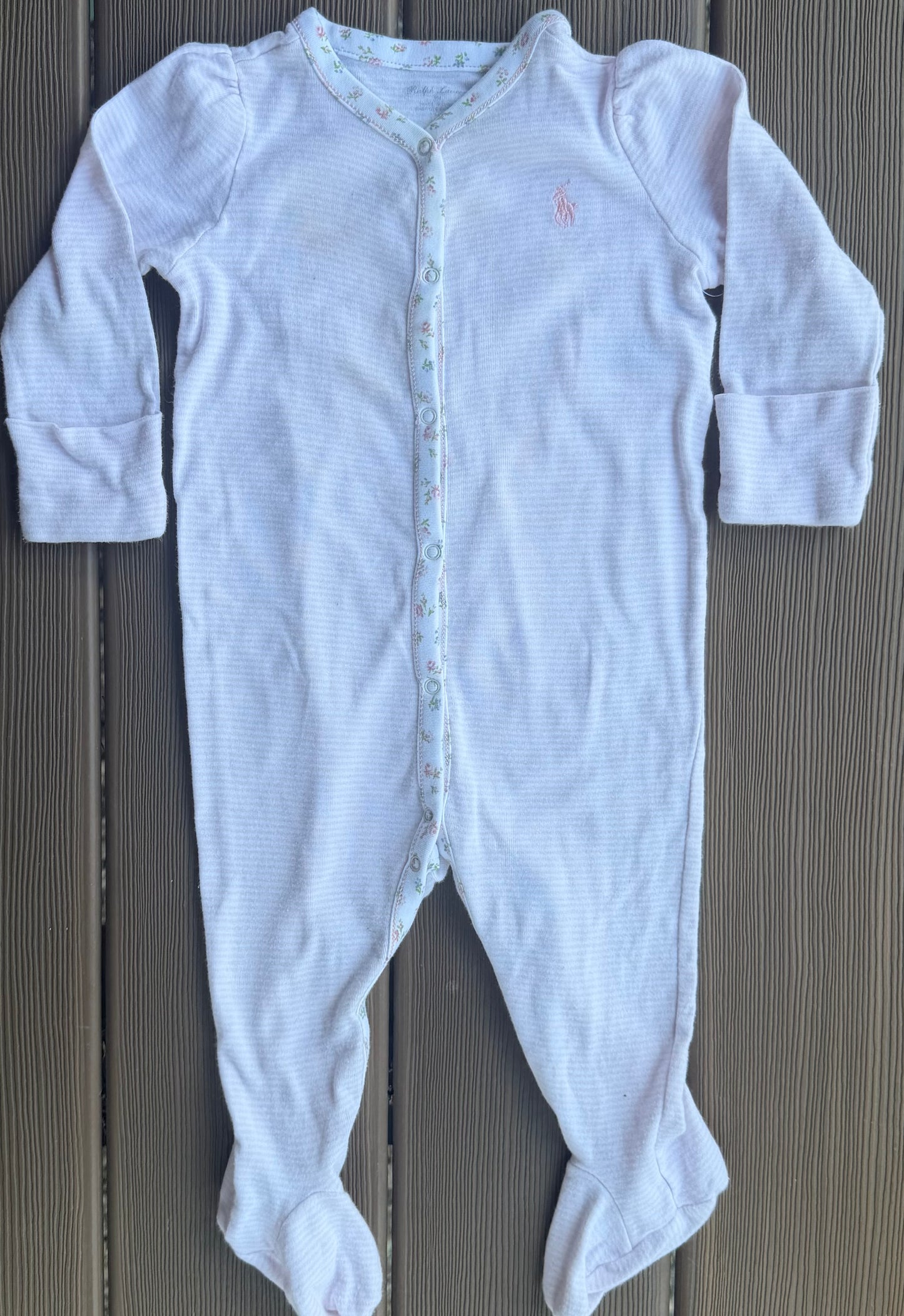 #28 Ralph Lauren Girls Sleeper Size 9m