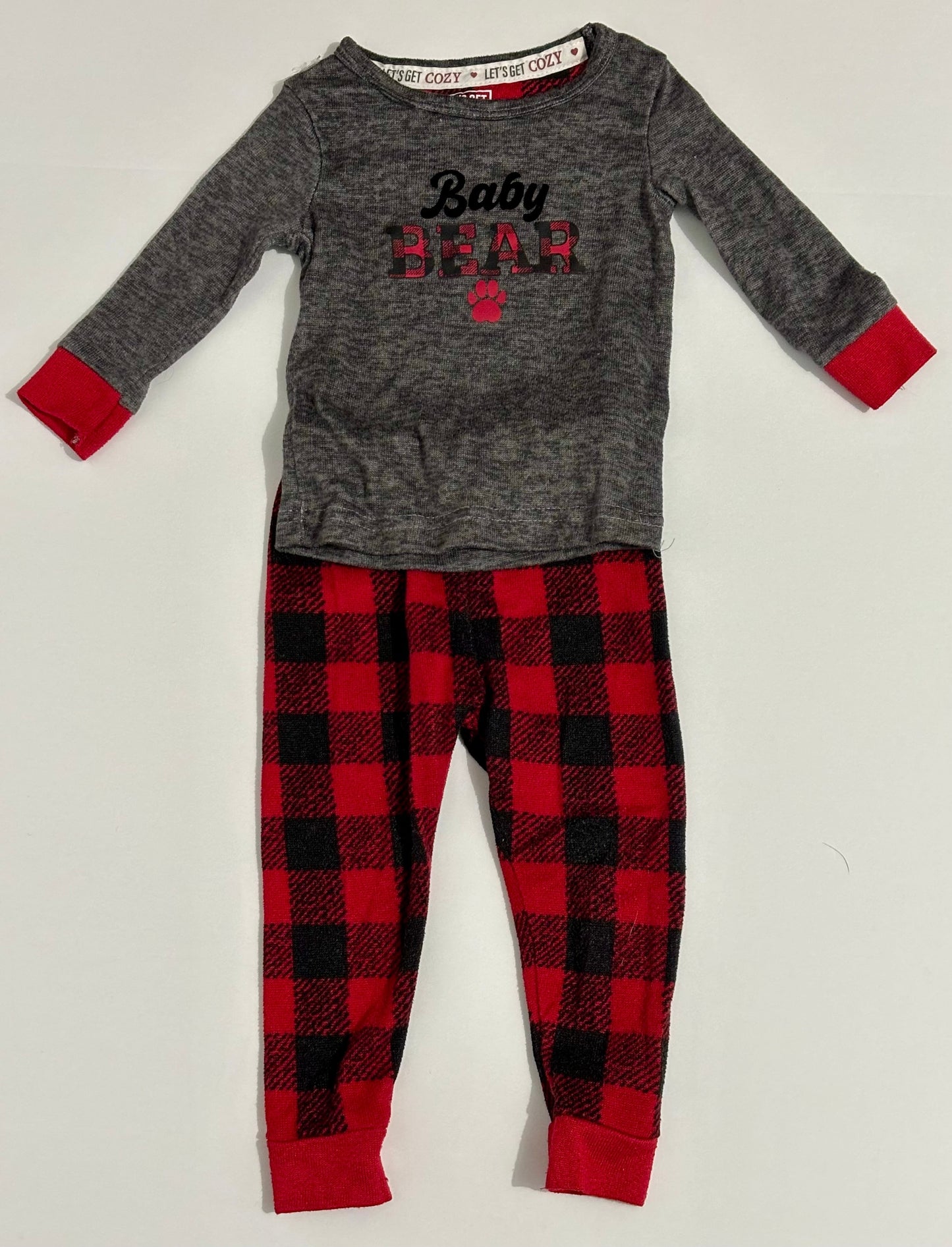 #132 - REDUCED - Let's Get Cozy: Two-Piece "Baby Bear" Pajama Set, 12M