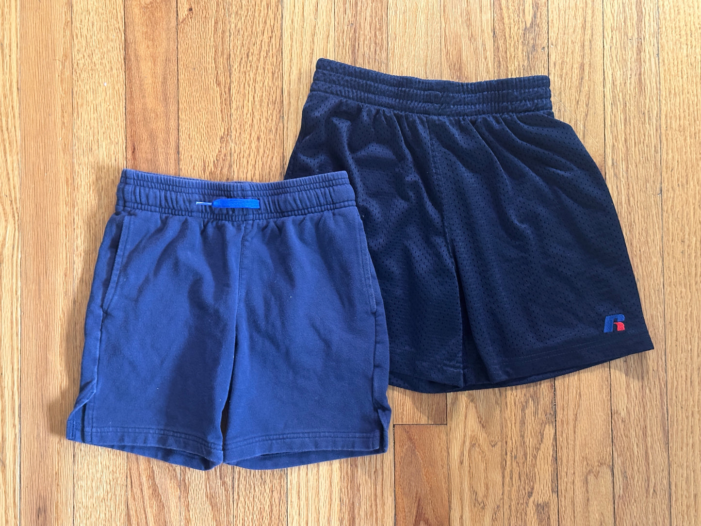 #94 All in Motion & Russell Athletics Navy Shorts - Boys XS (4/5) - VGUC