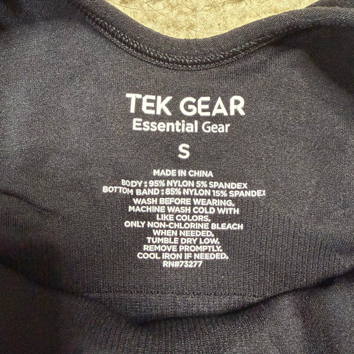 Seller #178 Small Tek Gear Sports Bra