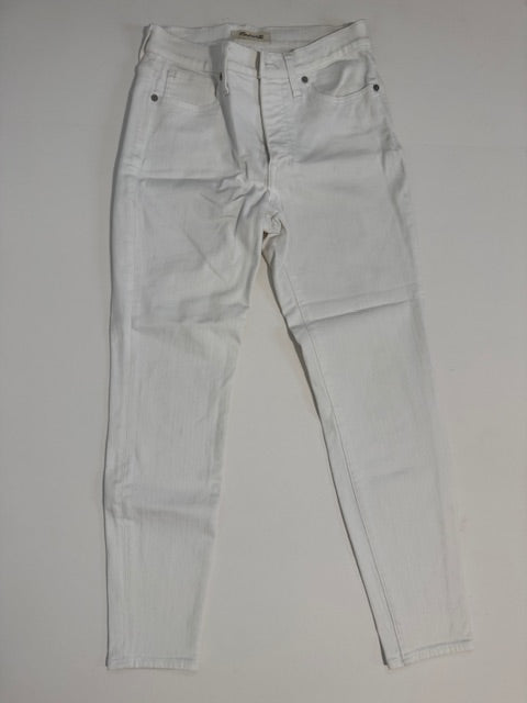 #64 Madewell White skinny Jeans Size 27