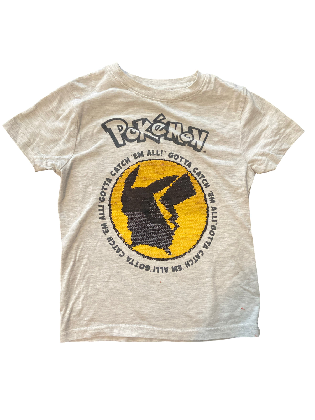 #33 Pokémon Pikachu Sequin Shirt Boys XS