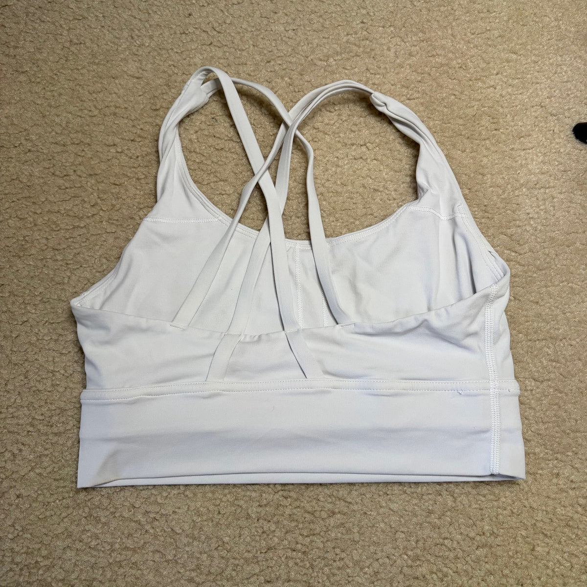Seller #178 Womens Size Small White Sports Bra