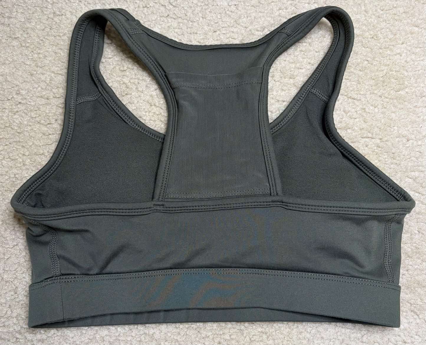 Women’s Small Reebok Olive Racerback Sports Bra