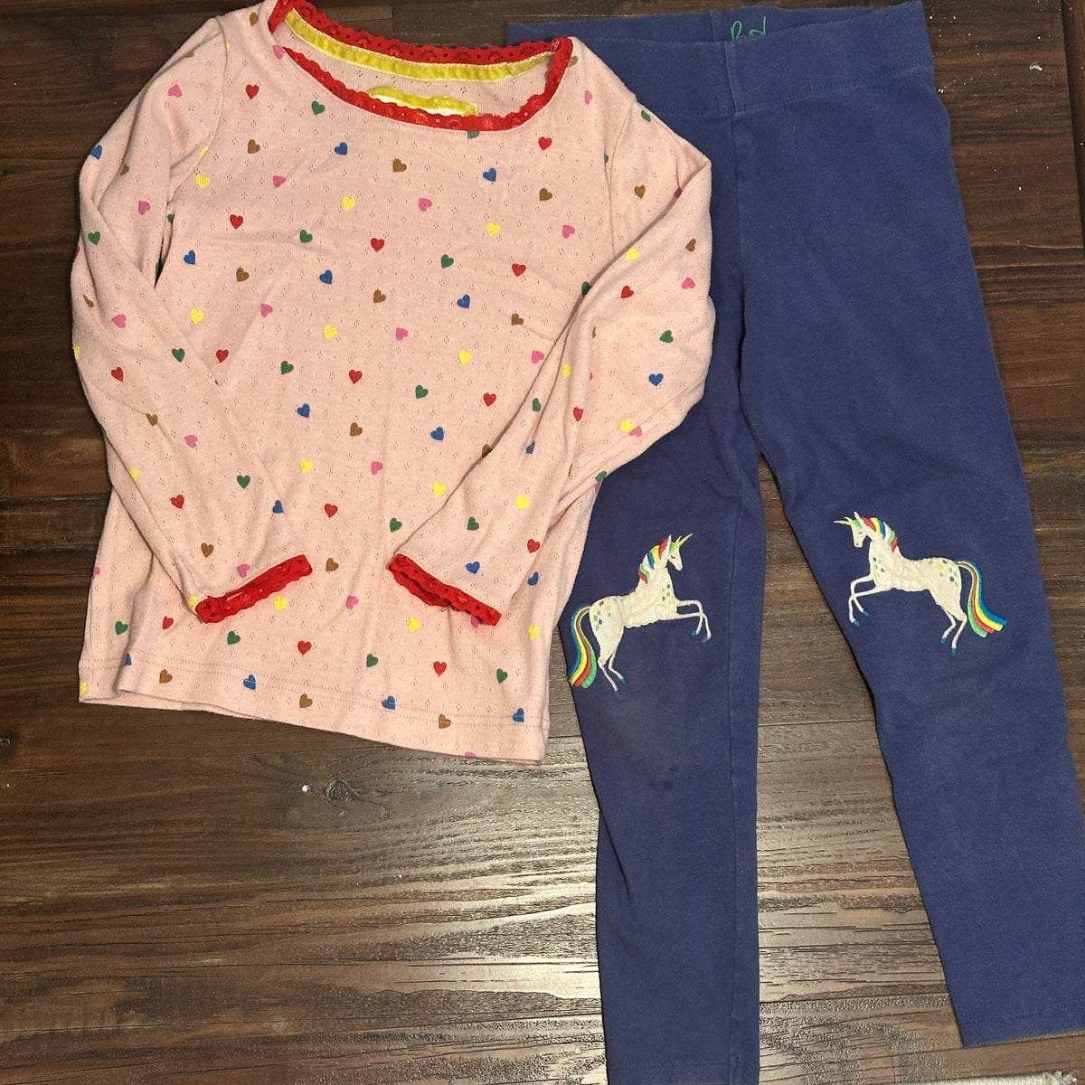 #48 Mini Boden Leggings and Shirt 6/7