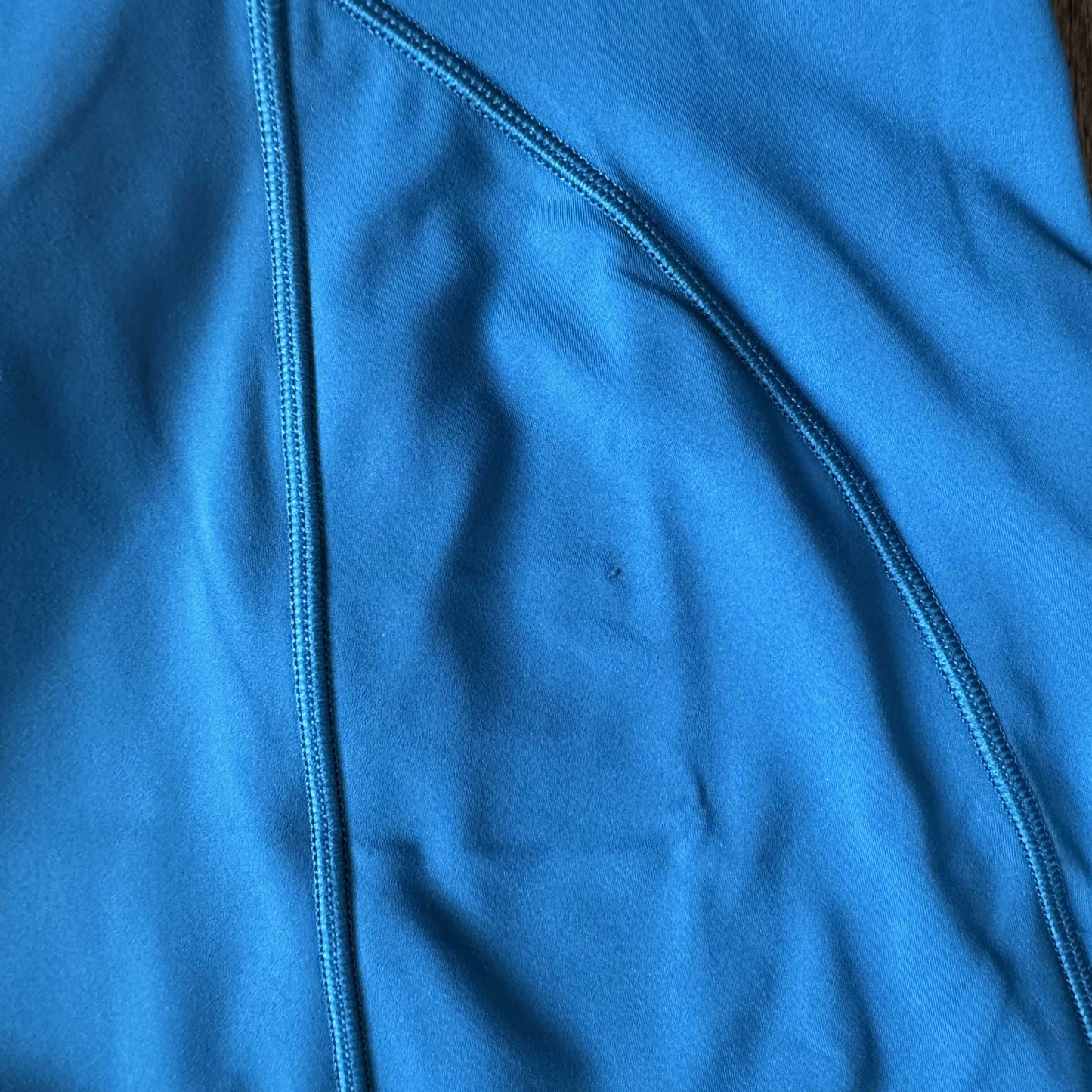 #113 GUC Women's Lululemon Teal Fast N Free Leggings with Pockets, 19", size 6