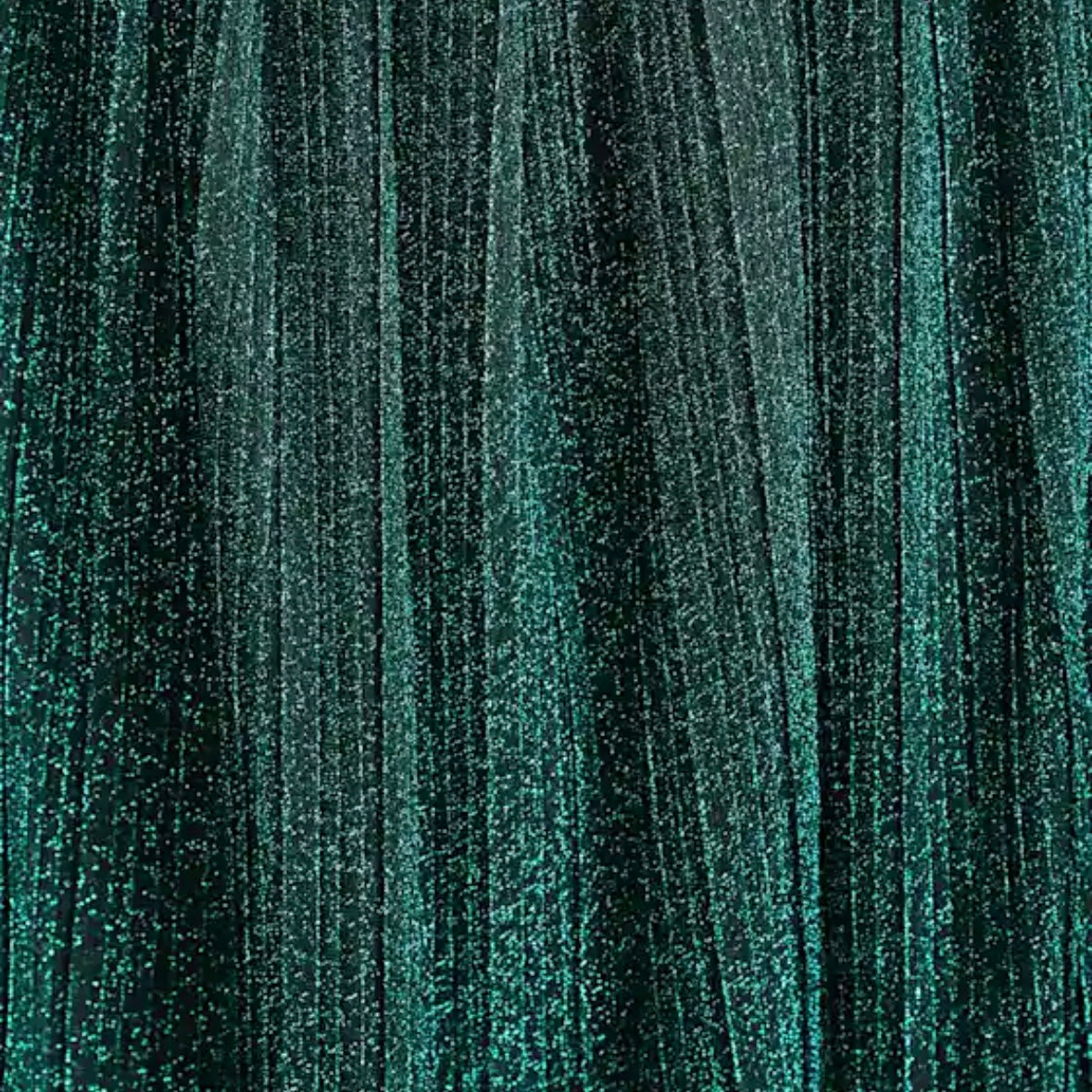 #132 - REDUCED - Lulus: Women's Teal Sparkly Lace-Up Pleated Skater Dress, Size S - NWT