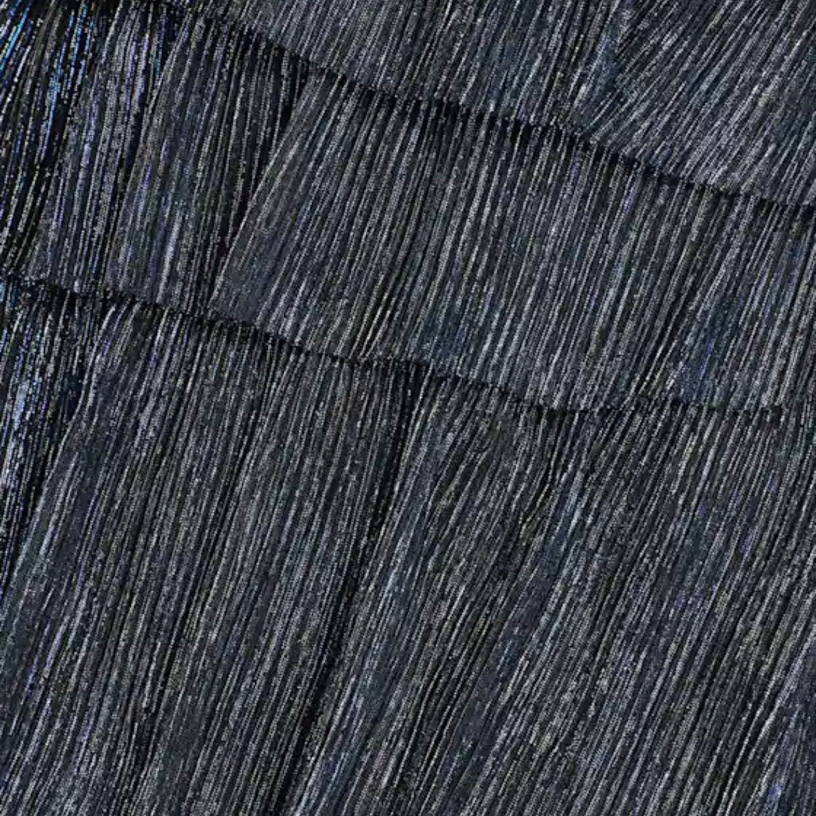 #132 - REDUCED- Lulus: Women's Blue Multi Metallic Tiered Mini Dress, Size S - NWT