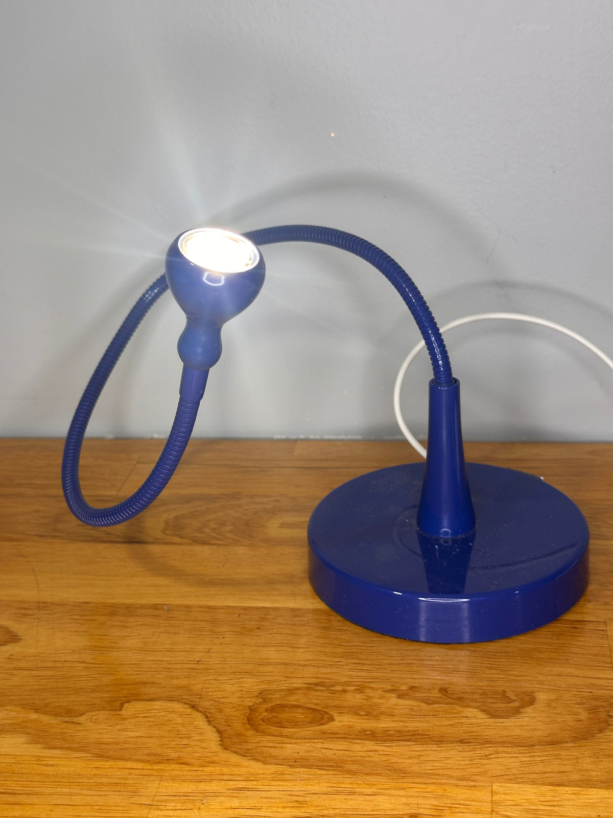 #163 Blue LED Desk Lamp